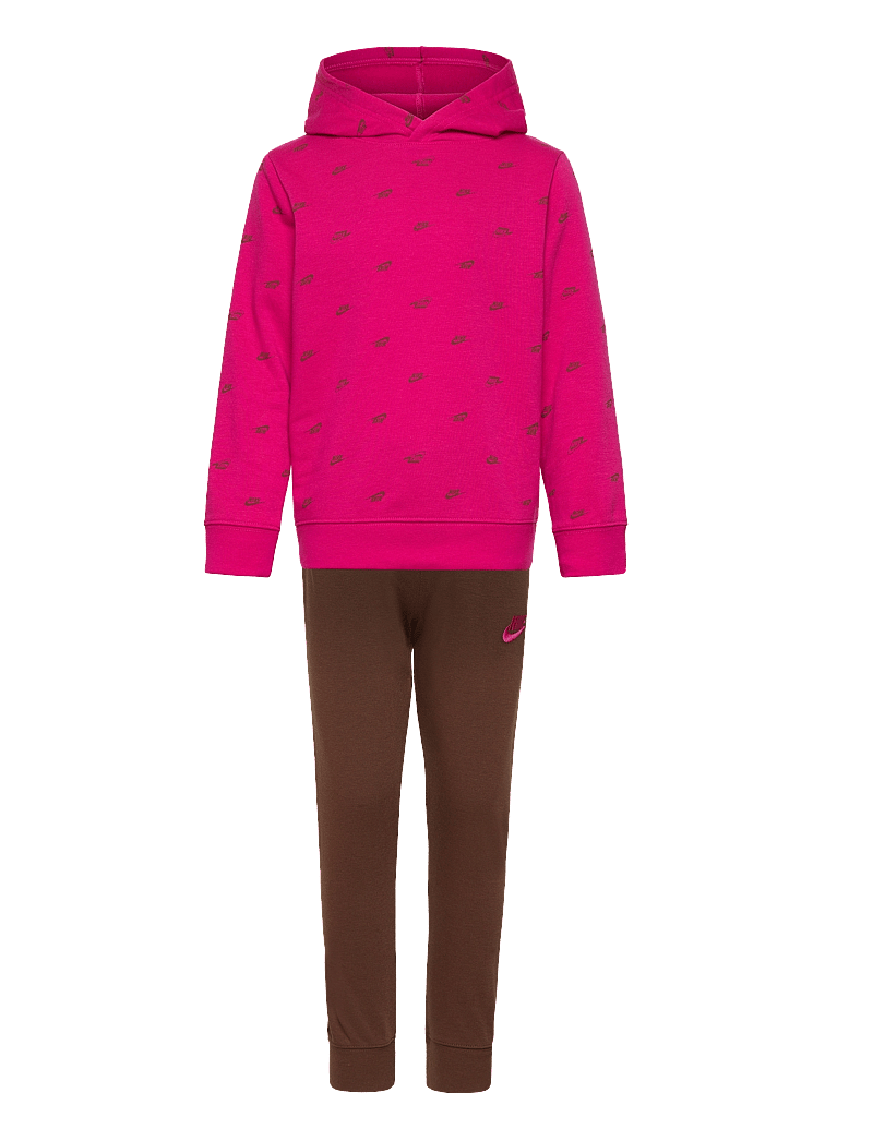 Nike - T8-FRENCH TERRY PANT SET - treniņtērpi un divdaļīgi komplekti - cacao wow - 0