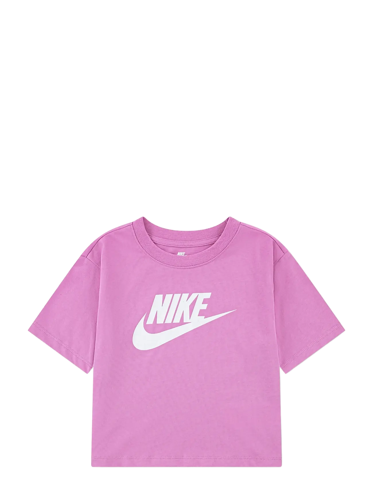 Nike Club Boxy Tee, Børn, Boxy T-shirt, Pink, Str: 92/98