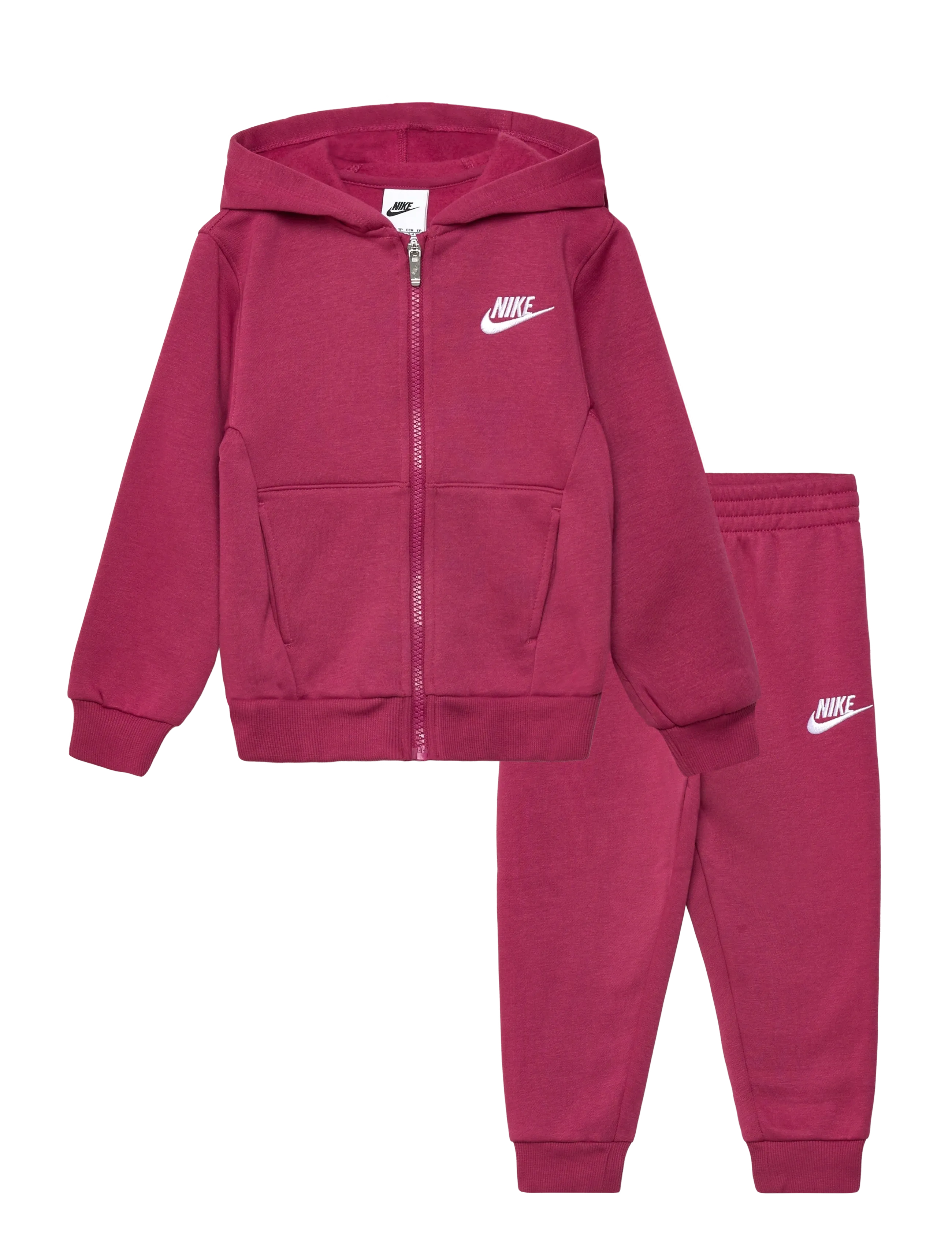 Nike F8-FLEECE PANT SET - Joggingset - PINK / burgundy