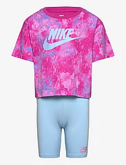 Nike - NKG BOXY TEE & BIKE SHORT / NKG BOXY TEE & BIKE SHORT - set med kortärmad t-shirt - aquarius blue - 0