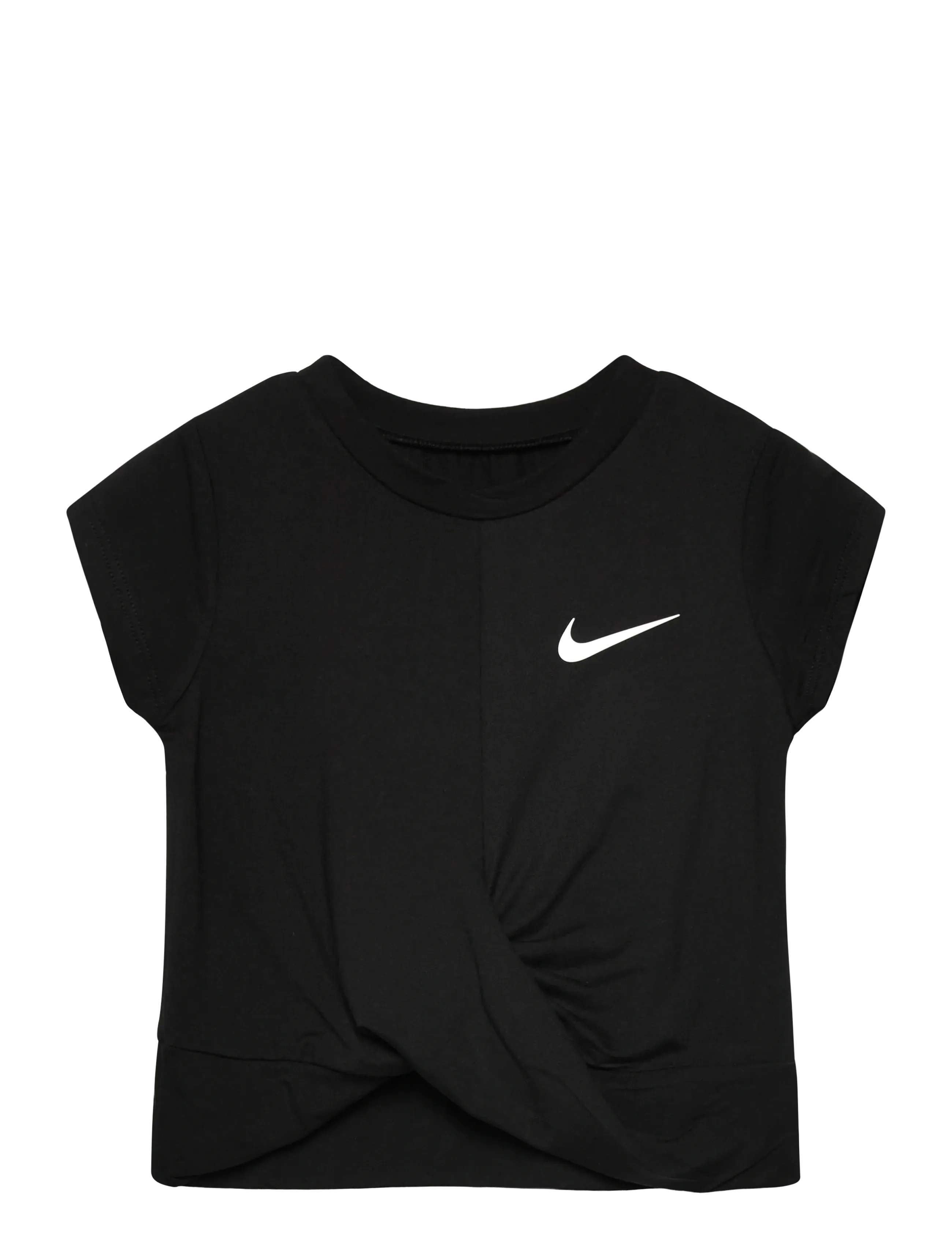 Nike Dri-Fit Top, Børn, Dri-FIT Kortærmet Snoet Top, Sort, Str: 92/98