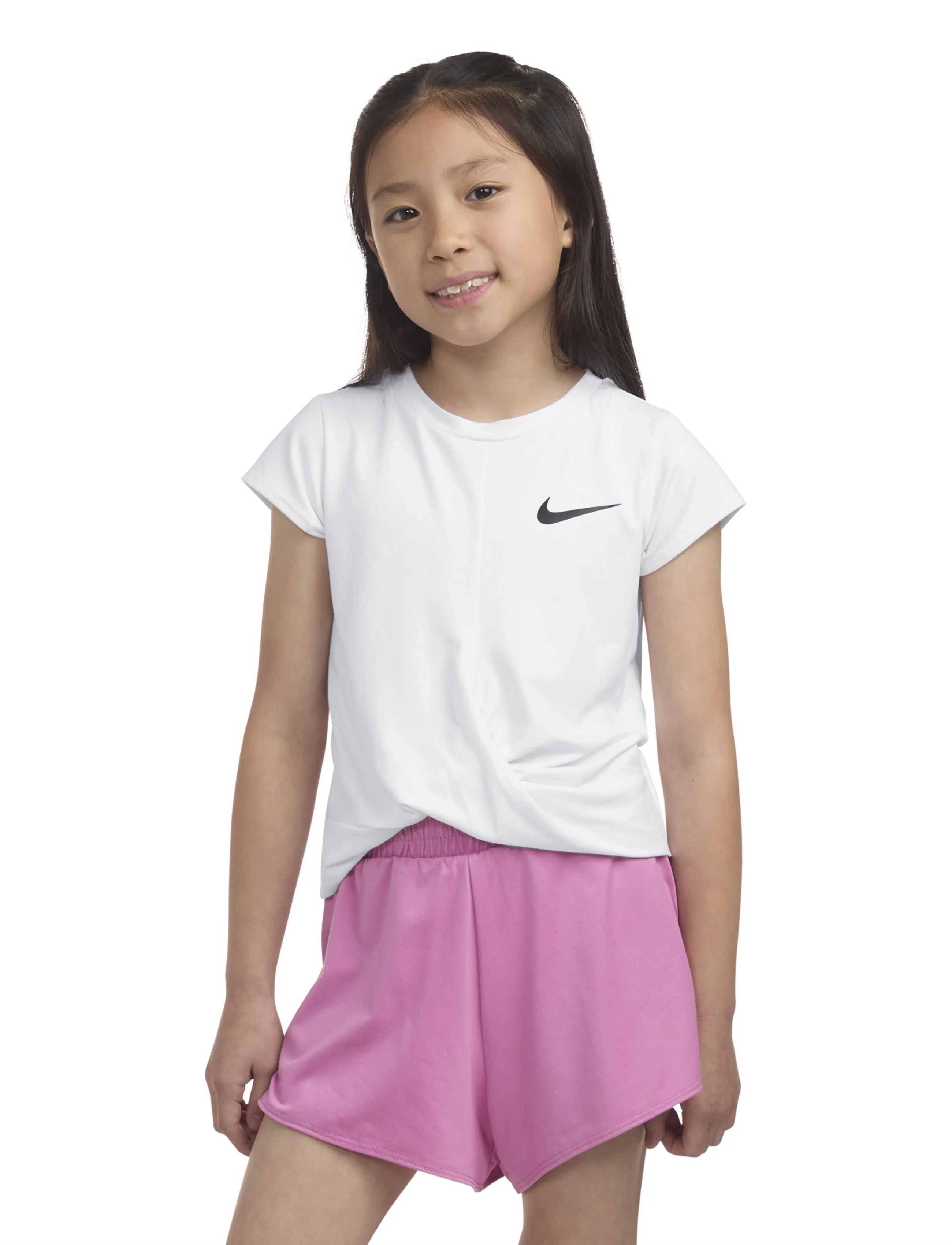 Nike Dri-Fit Top, 92/98, T-shirts, Weiß - Short-sleeved, Kinder