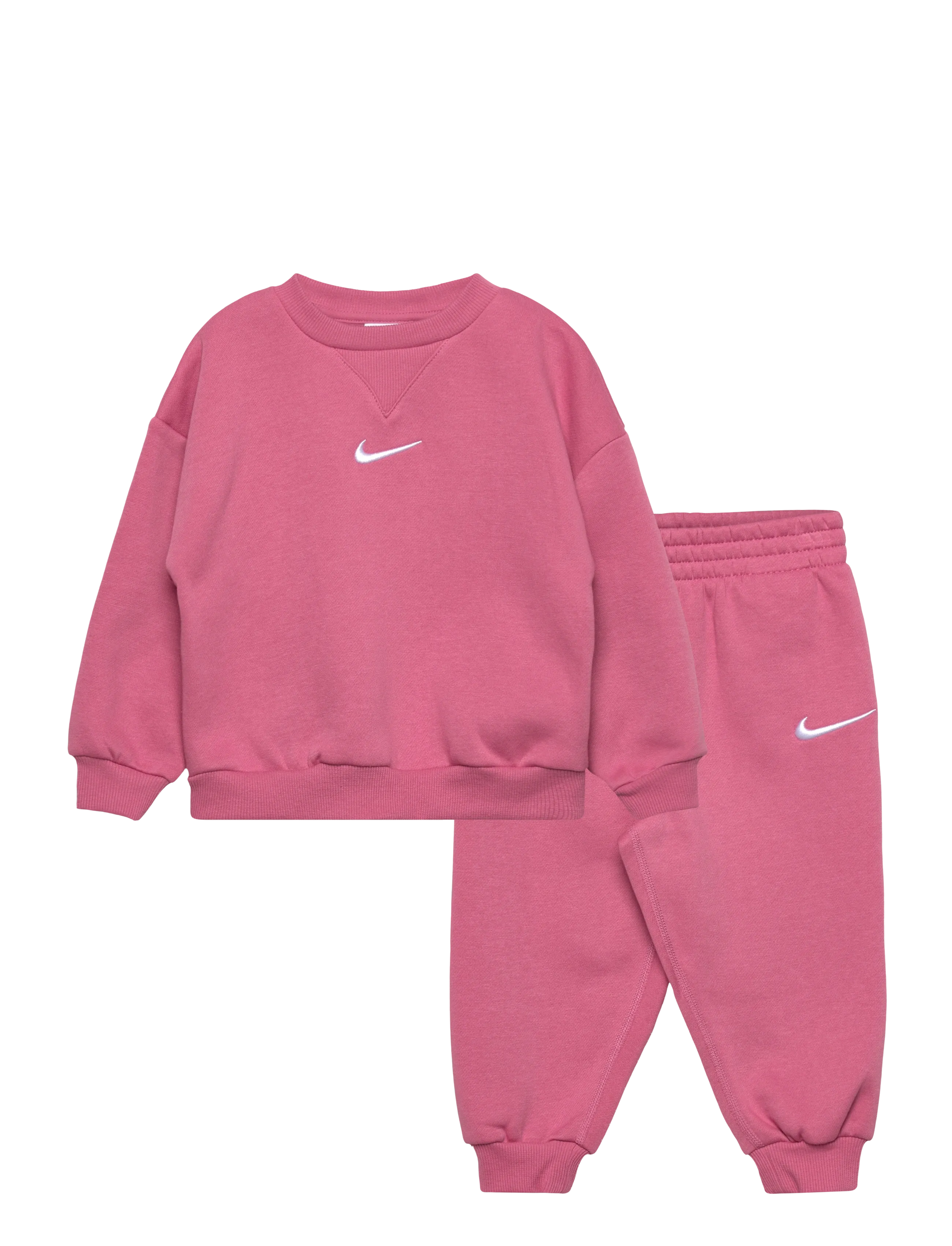 Nike F8-FLEECE PANT SET - Sweatshirts - NIKE PEONY / pink/rose