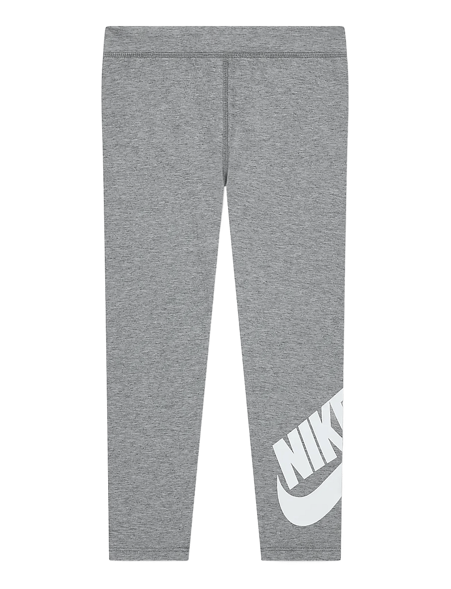Nike - NIKE CLUB HIGH RISE LEGGING - leggings - dk grey heather - 0