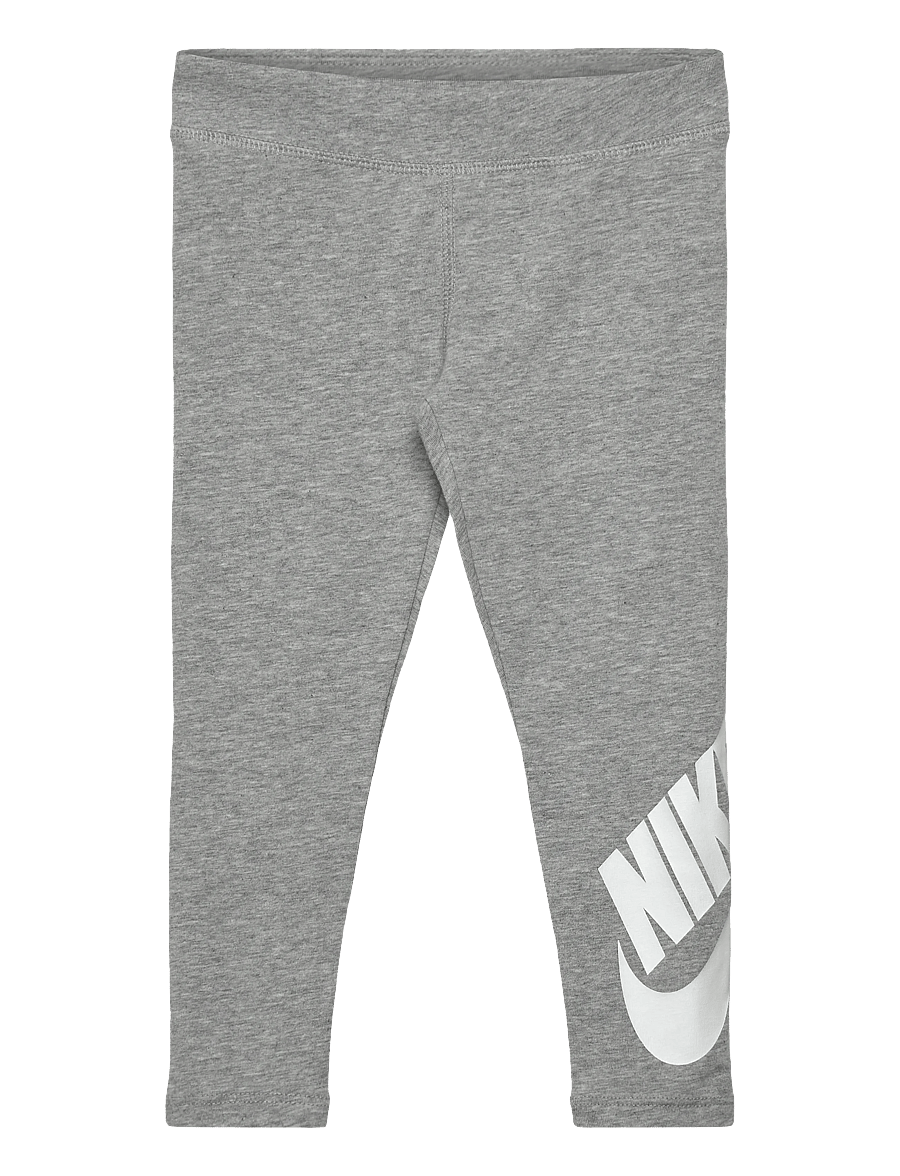 Nike - NKG CLUB HBR HIGH RISE LEGGING - leggings - dk grey heather - 0