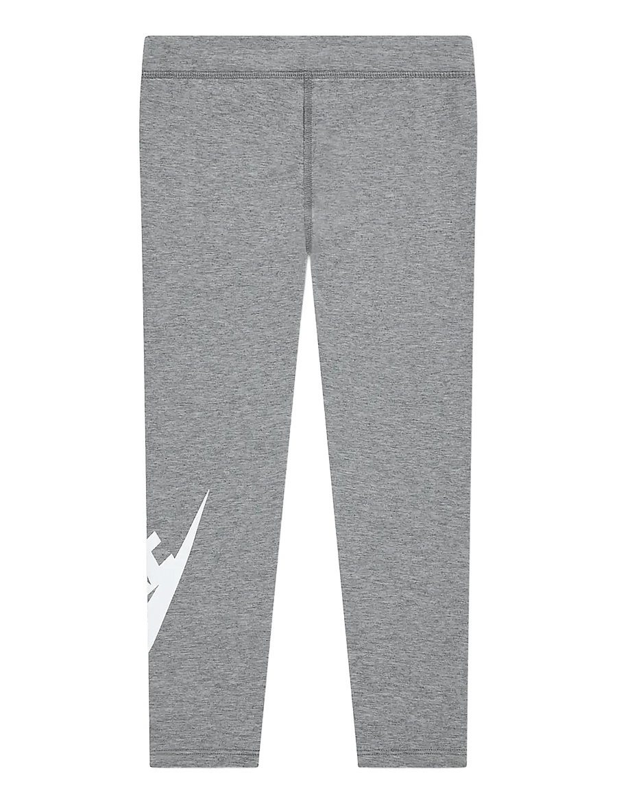 Nike - NIKE CLUB HIGH RISE LEGGING - leggings - dk grey heather - 1