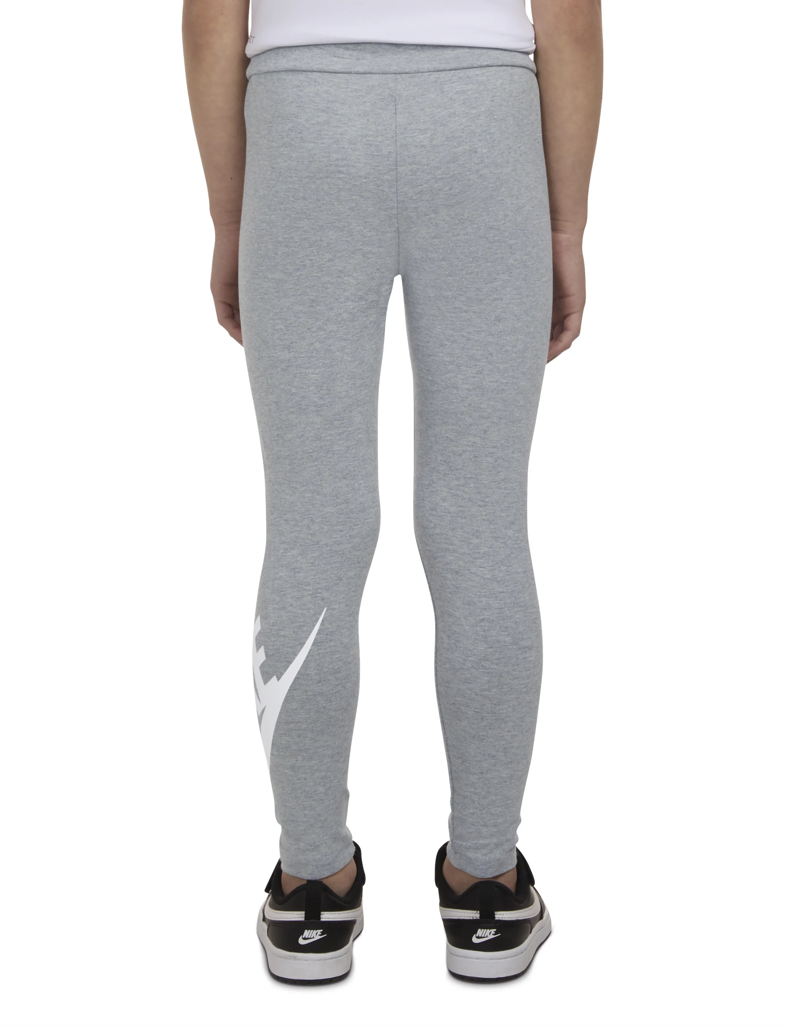 Nike - NIKE CLUB HIGH RISE LEGGING - retuusid - dk grey heather - 4