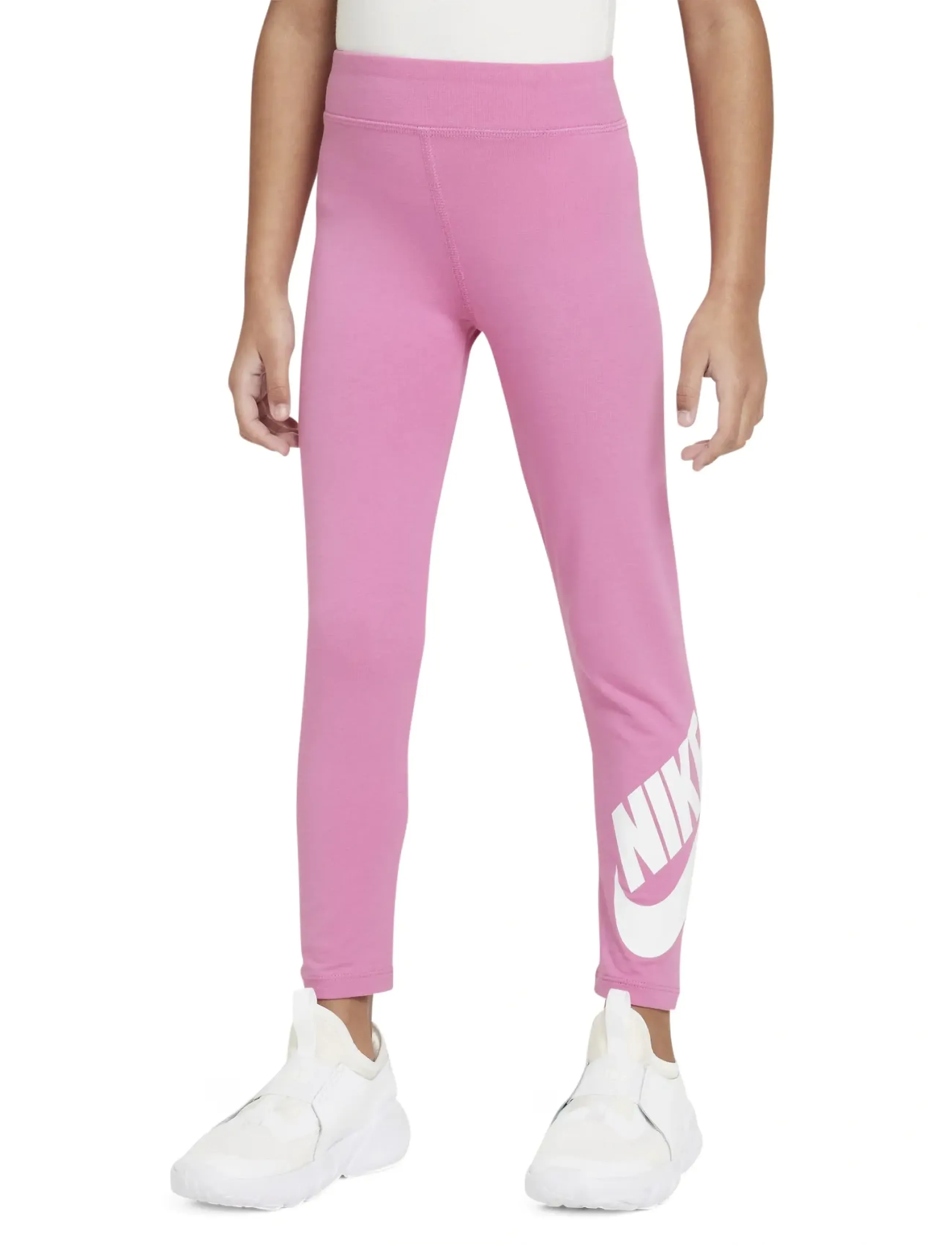 Nike NKG CLUB HBR HIGH RISE LEGGING - Leggings - MAGIC FLAMINGO / pink/rose