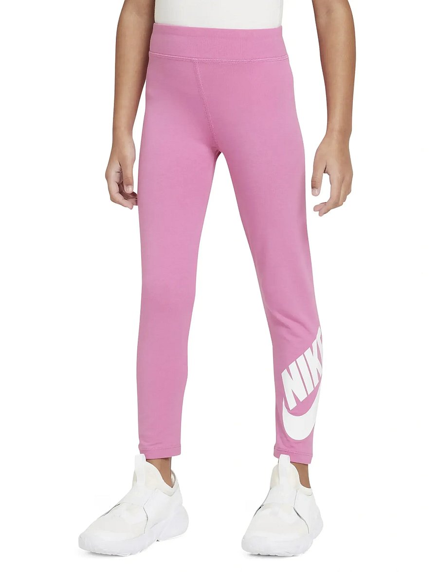Nike - NKG CLUB HBR HIGH RISE LEGGING - leggings - magic flamingo - 0