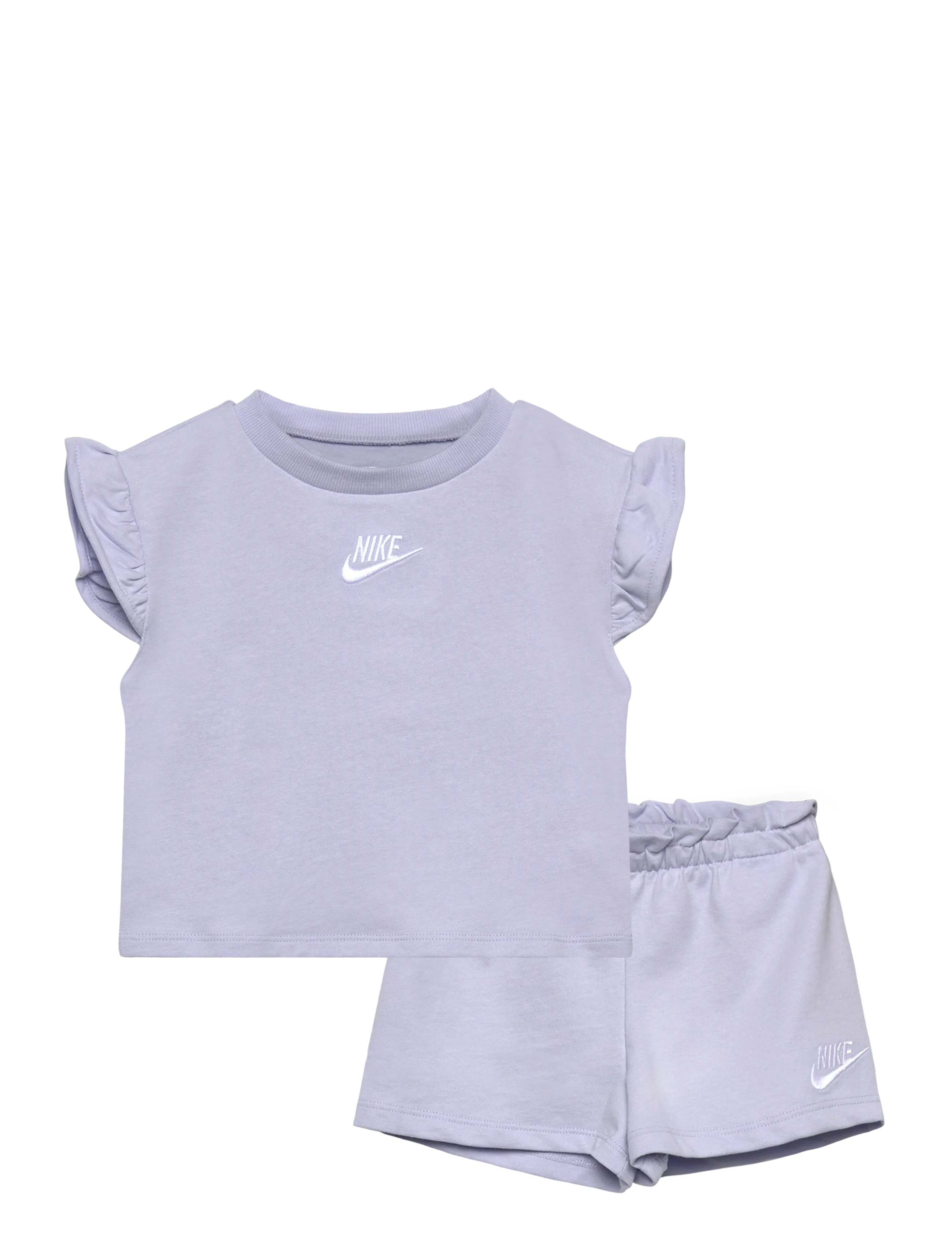 Nike Nike Baby French Terry Set, 92/98, Purple, Sæt > Sæt Med Kortærmet T-Shirt, Børn