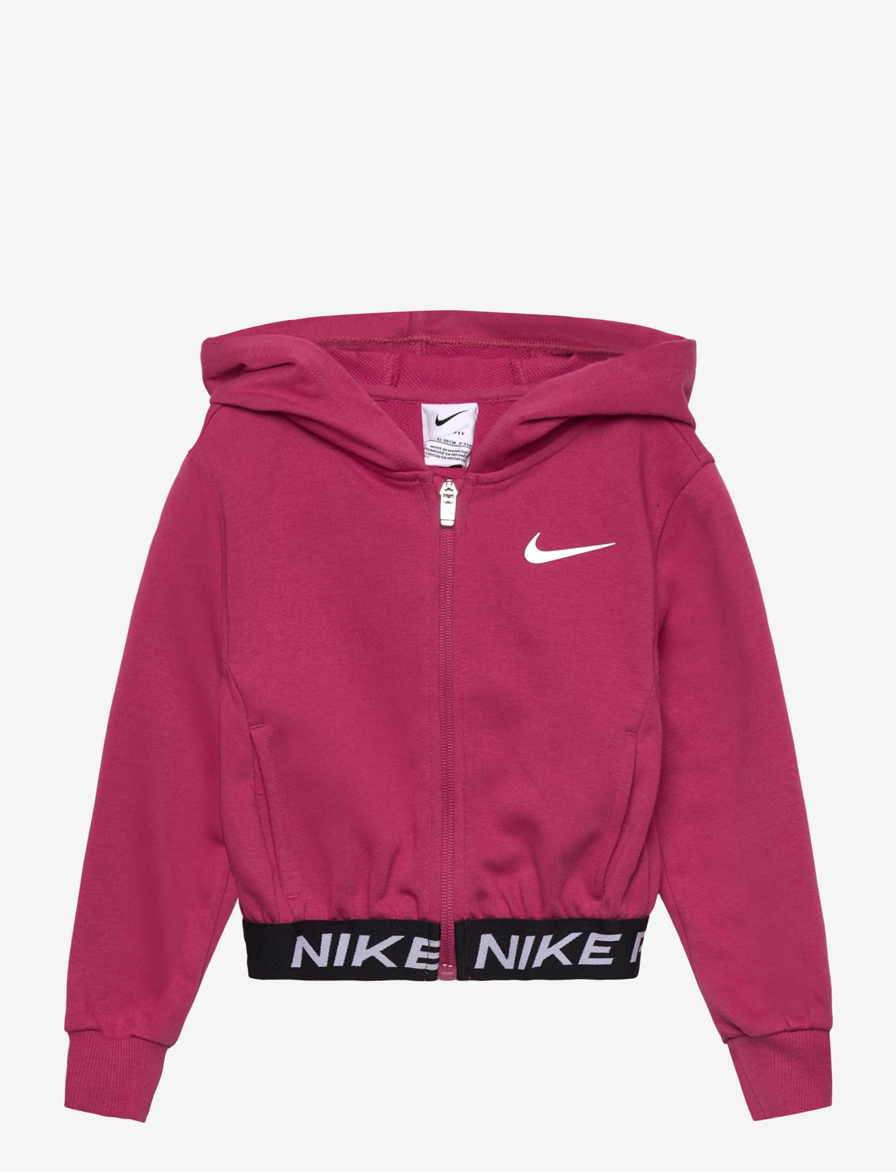 Nike - NKG NP ESSENTIALS FZ FT HOODIE - hættetrøjer - sweet beet - 0
