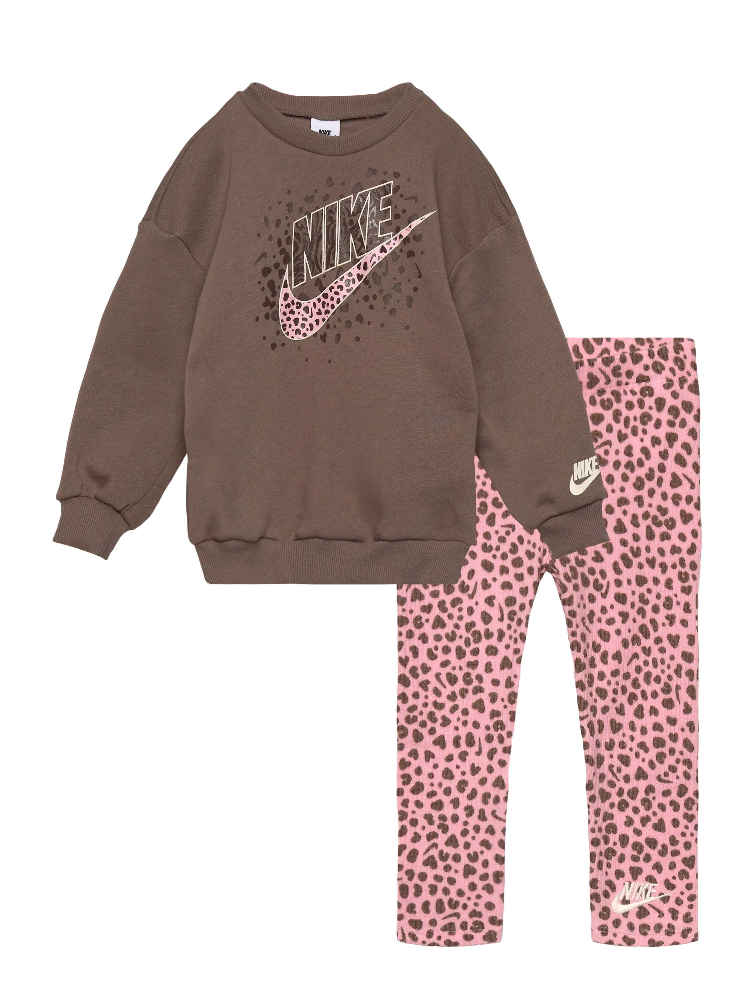 Nike GG-LEGGING SET - Kleidung - PINK / brown