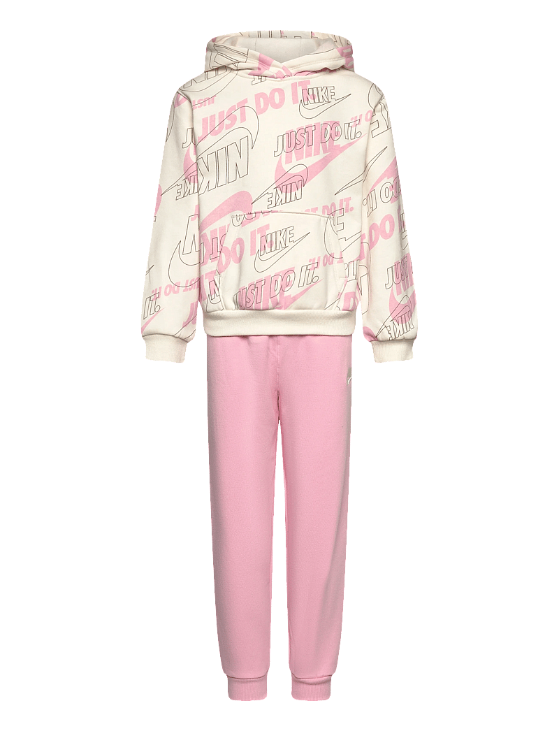 Nike - F8-FLEECE PANT SET - trainingsanzug - pink - 0