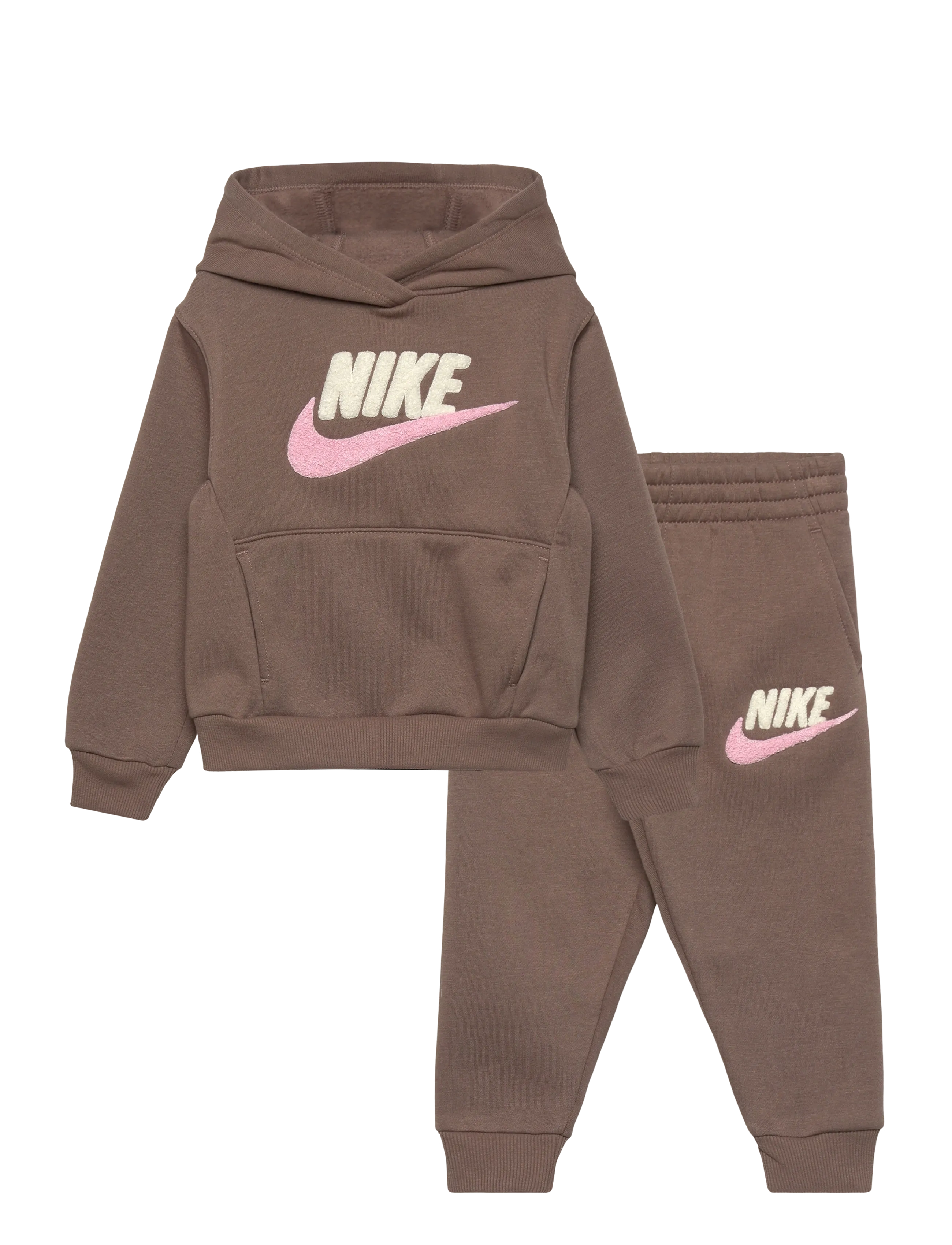 F8-FLEECE PANT SET - BROWN