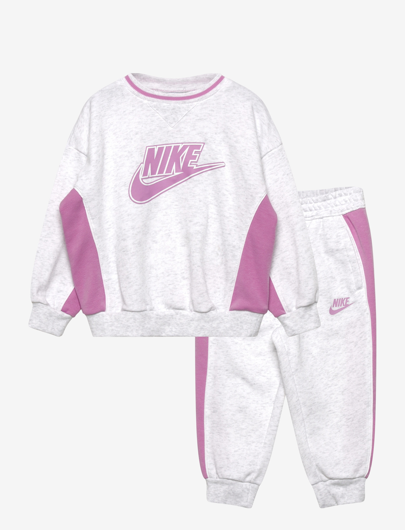 Nike - T8-FRENCH TERRY PANT SET - joggingsæt & matchende sæt - birch heather - 0