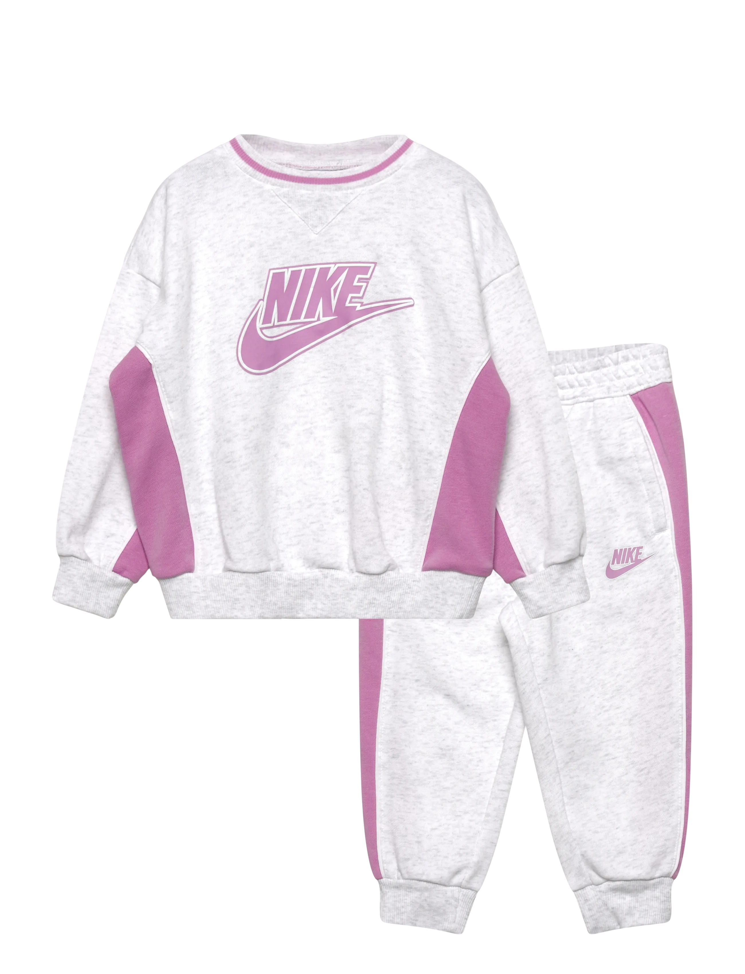 Nike T8-FRENCH TERRY PANT SET - NIKE - BIRCH HEATHER / grey