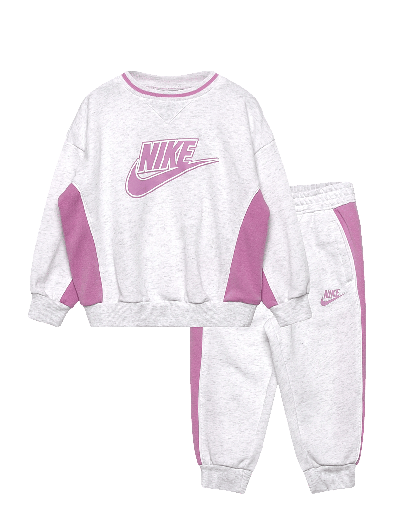 Nike - T8-FRENCH TERRY PANT SET - trainingsanzug - birch heather - 0
