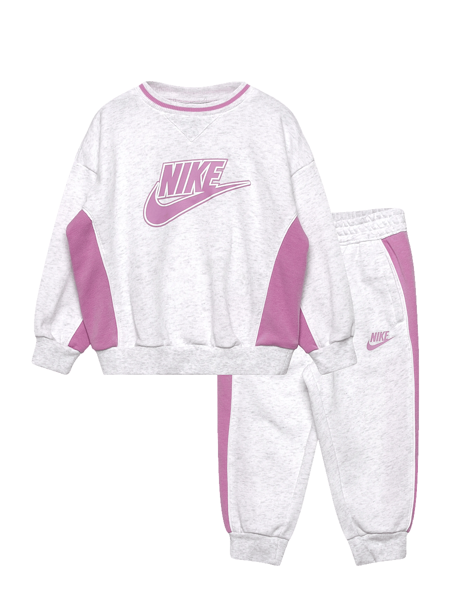 Nike - T8-FRENCH TERRY PANT SET - birch heather - 0