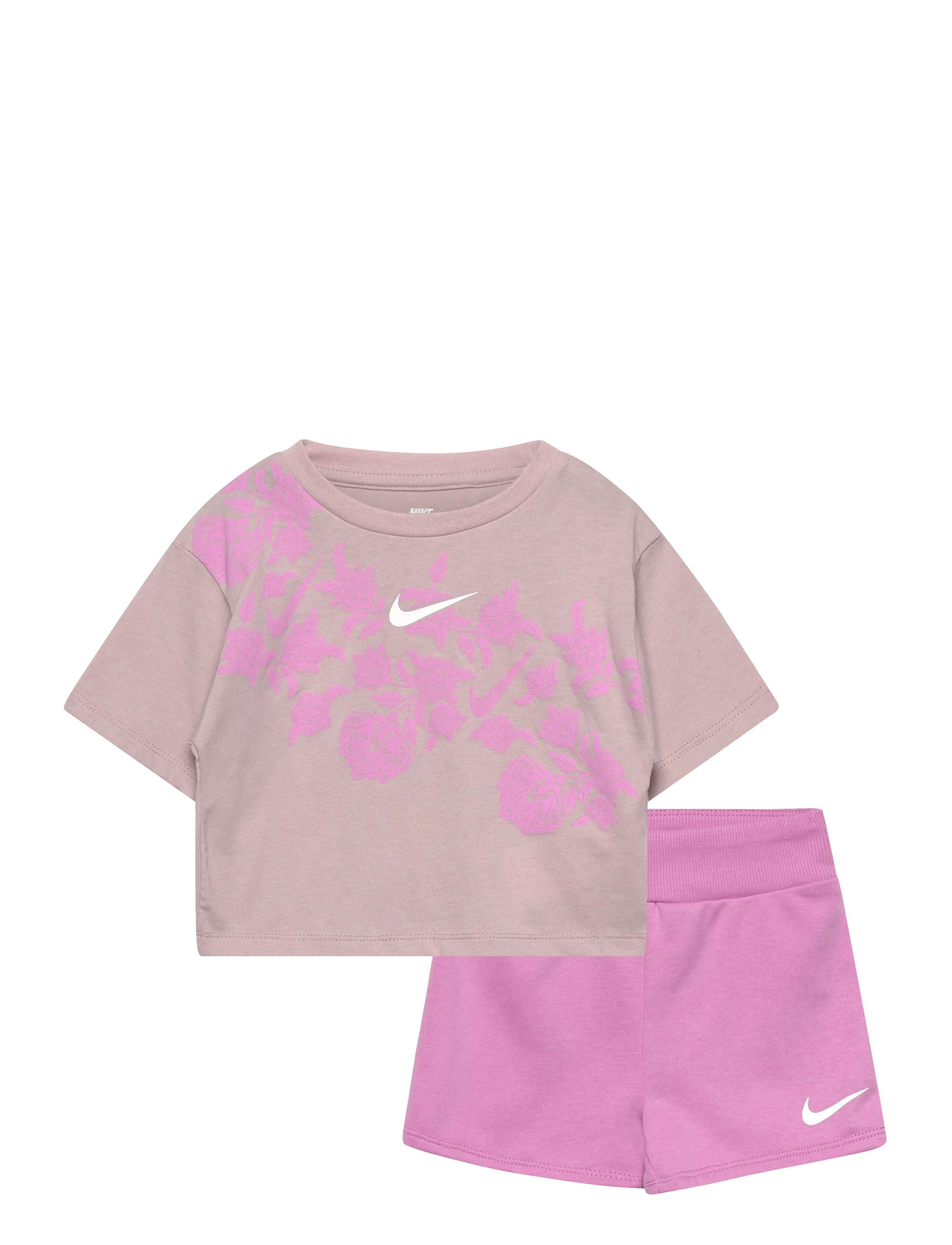 Nike KS-KNIT SHORT SET - View all - LIGHT MAGENTA / pink/rose