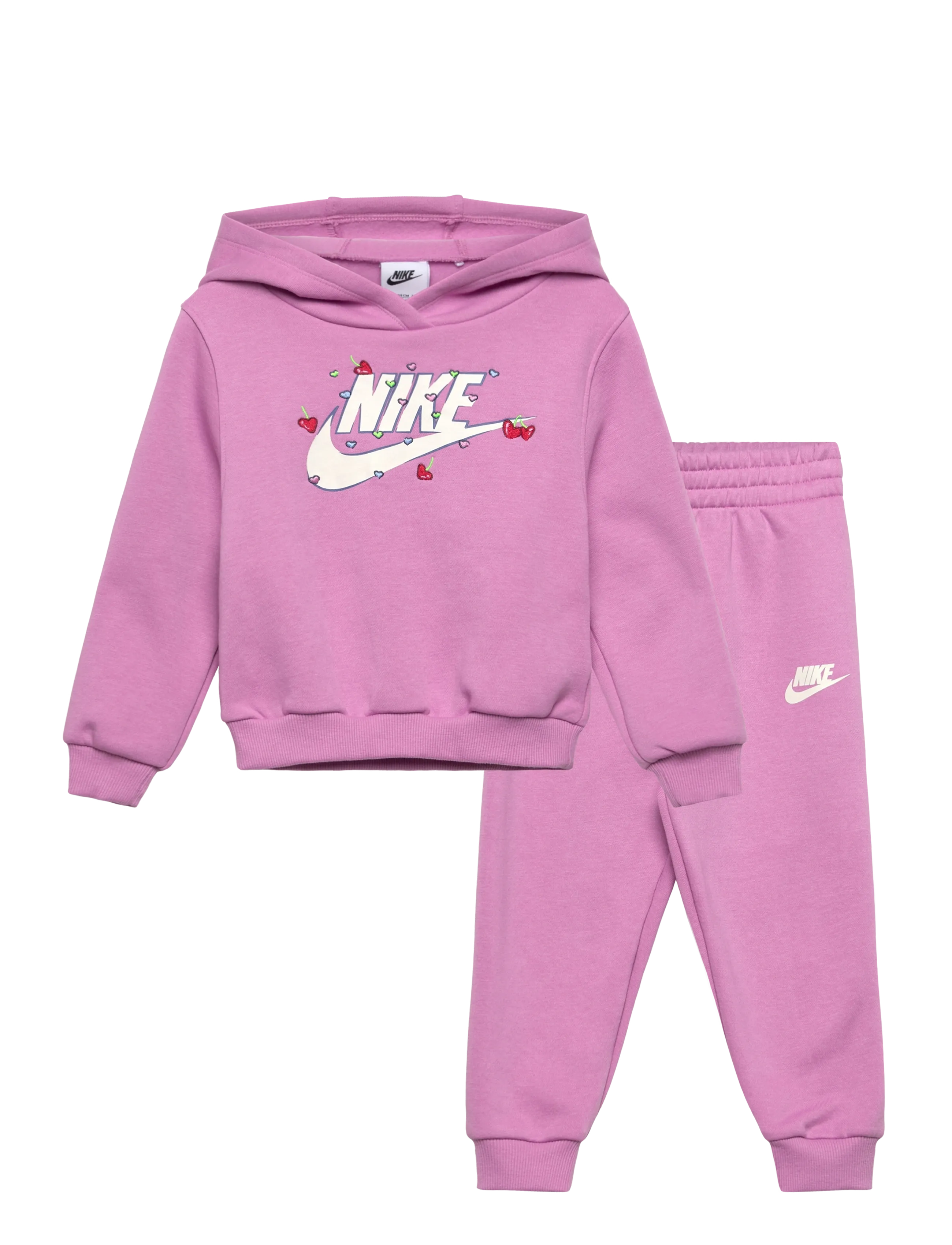 Nike F8-FLEECE PANT SET - Kids 98-134 - LIGHT MAGENTA / pink/rose