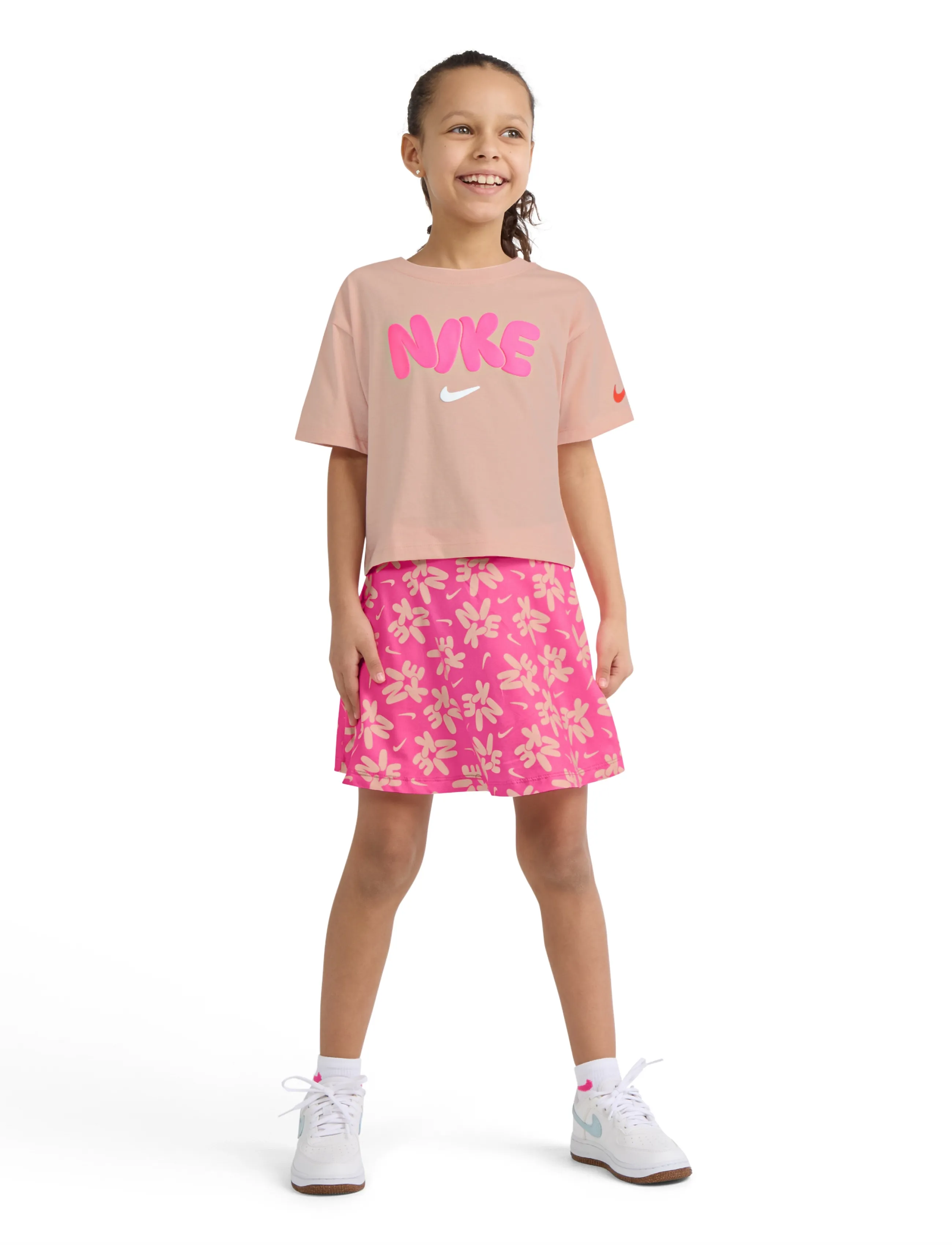Nike NIKE BOLD PLAY SCOOTER SET - Sets mit kurzärmeligem T-Shirt - PINK / pink/rose