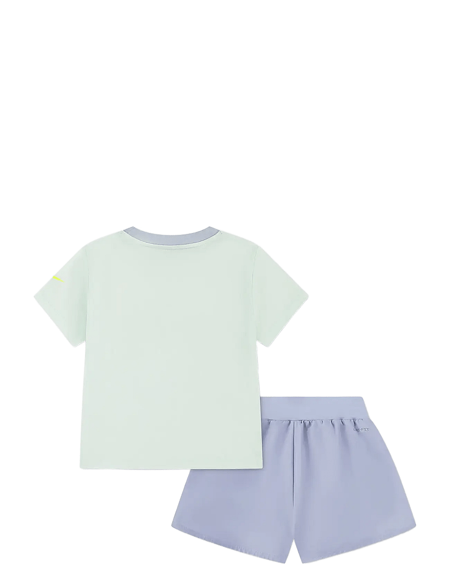 Nike - NIKE TEE & CROSSOVER SHORT SET - matchende sæt - grey - 2
