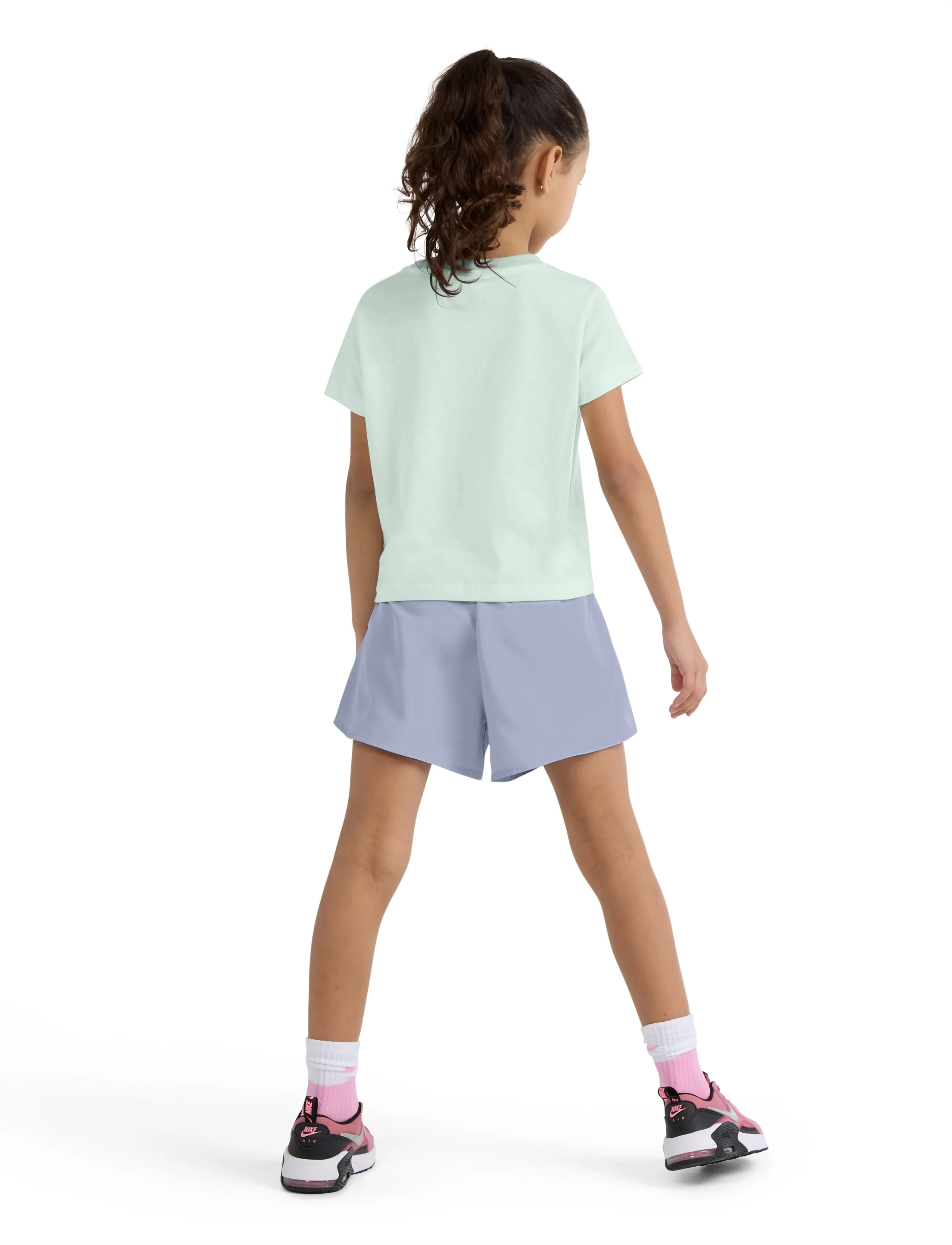 Nike - NIKE TEE & CROSSOVER SHORT SET - laveste priser - grey - 3