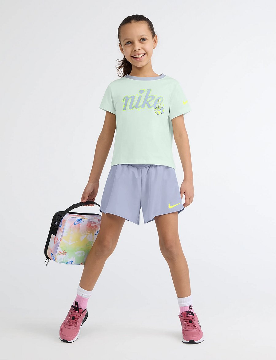 Nike - NIKE TEE & CROSSOVER SHORT SET - matchende sæt - grey - 5