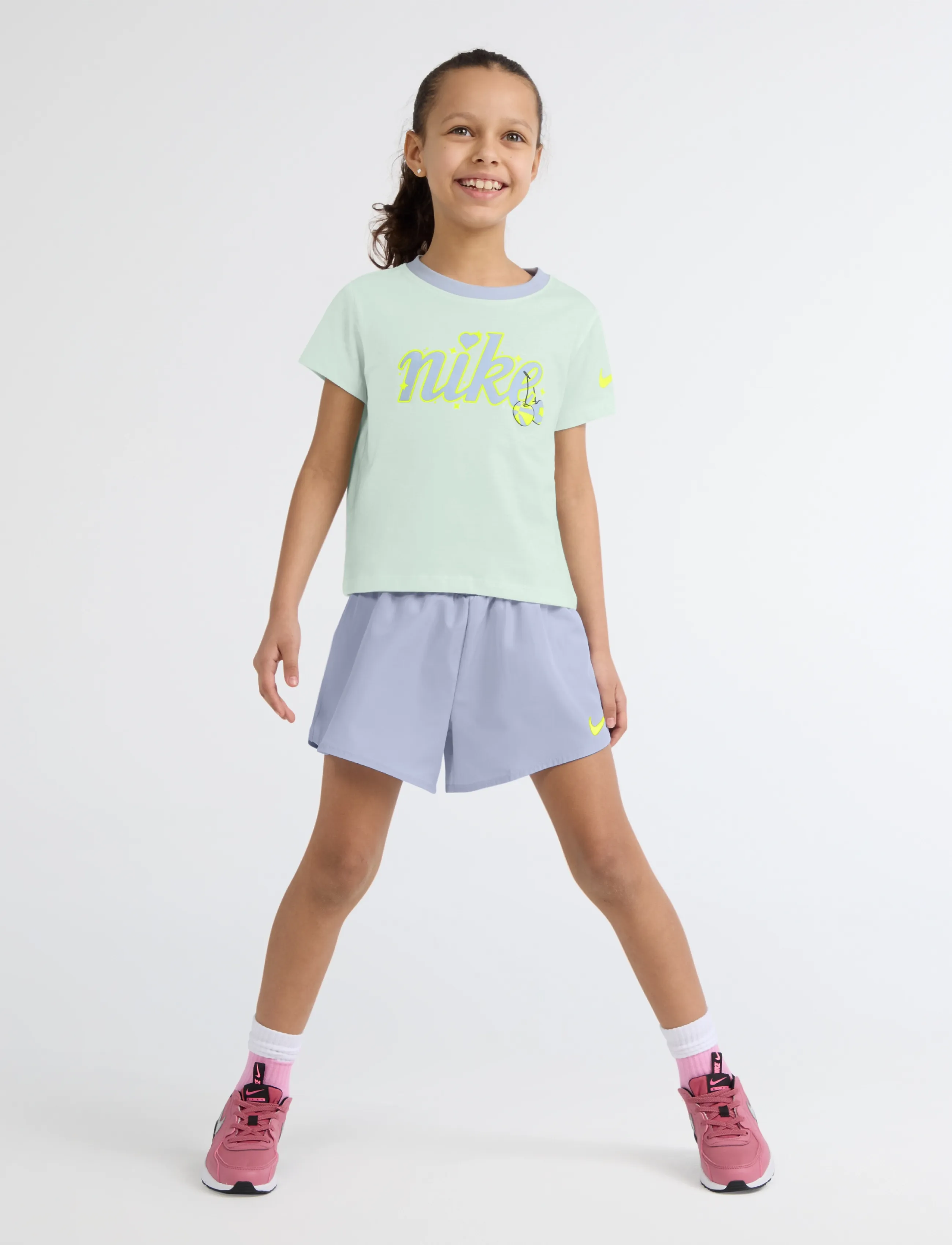 Nike - NIKE TEE & CROSSOVER SHORT SET - laveste priser - grey - 5
