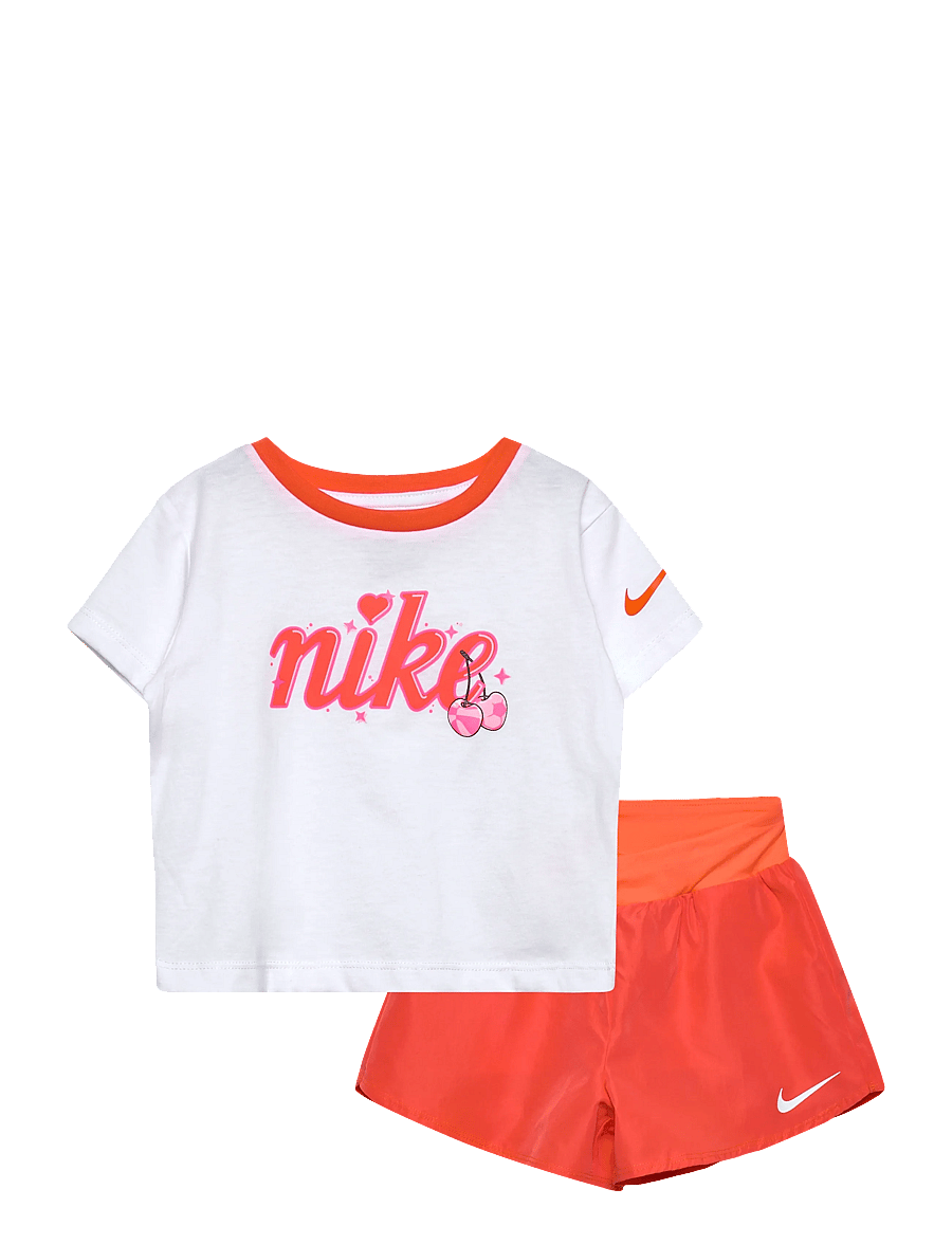Nike - NIKE TEE & CROSSOVER SHORT SET - 2-teilige sets - orange - 0
