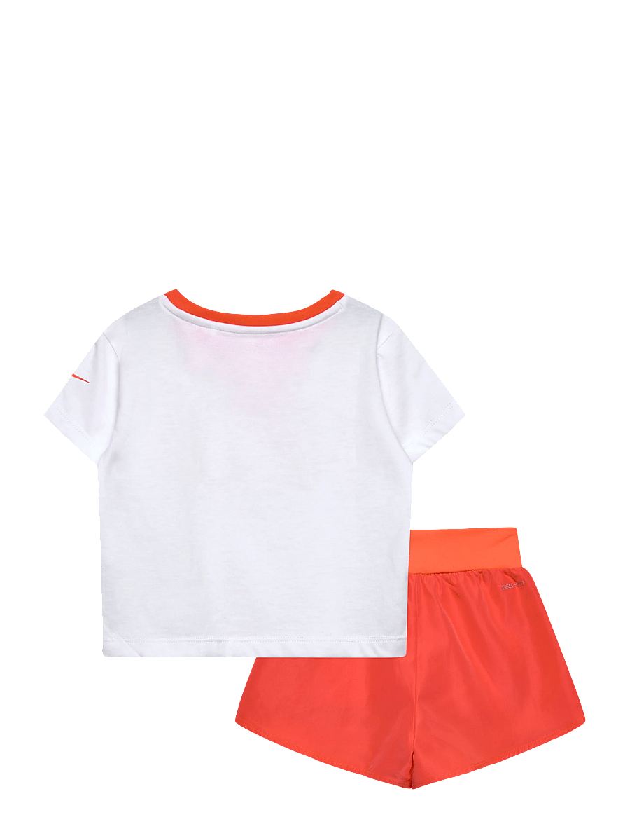 Nike - NIKE TEE & CROSSOVER SHORT SET - 2-teilige sets - orange - 1