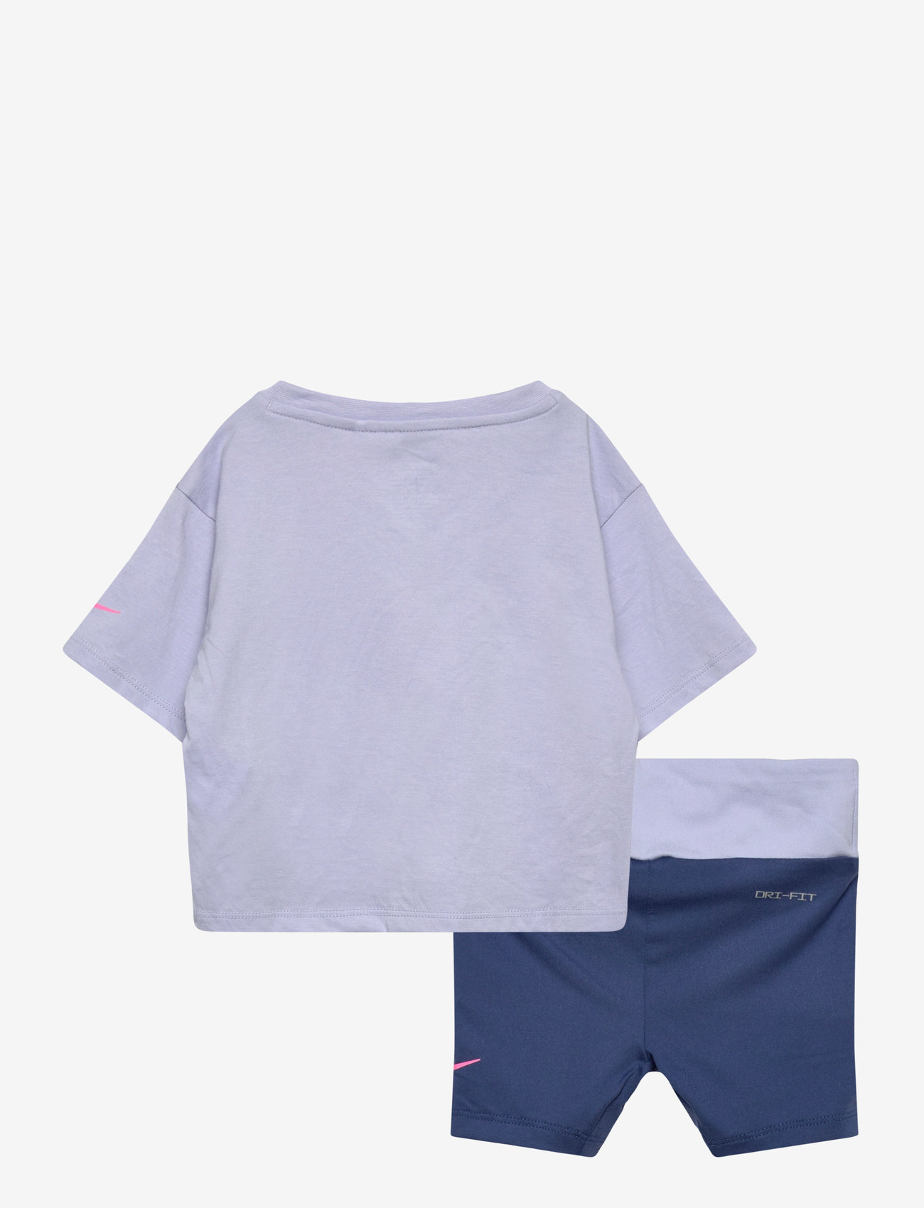 Nike - NKG TEE & CROSSOVER BIKE SHORT - matchende sæt - blue - 1