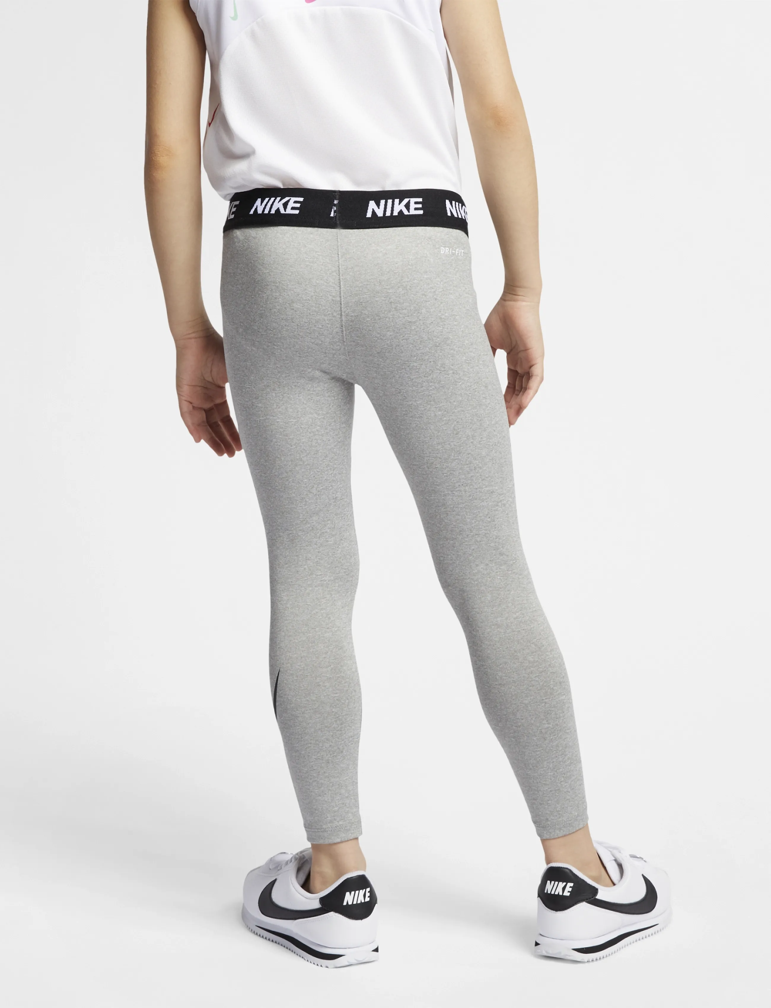 Nike - Nike DRI-FIT LEGGING - juoksu- & treenitrikoot - dk grey heather - 4