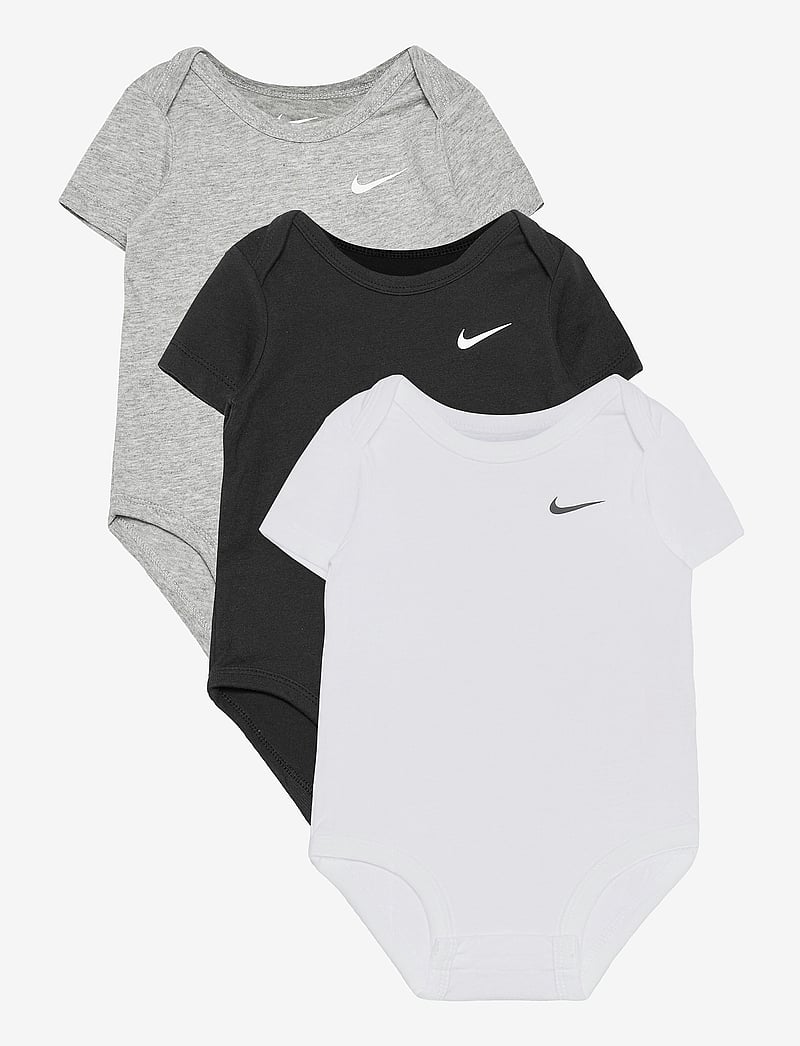 Nike - NKB 3PK SWOOSH BODYSUIT - bodysetit - black - 0
