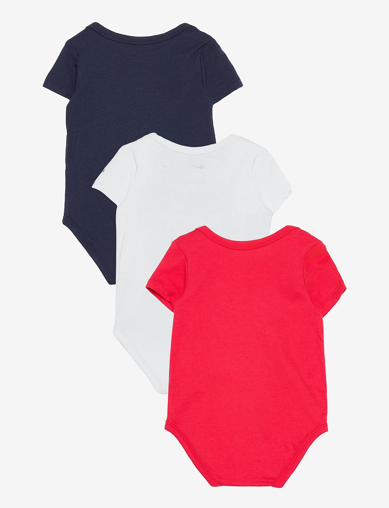 Nike - NKB 3PK SWOOSH BODYSUIT - Ühevärvilised lühikeste varrukatega bodid - obsidian - 1
