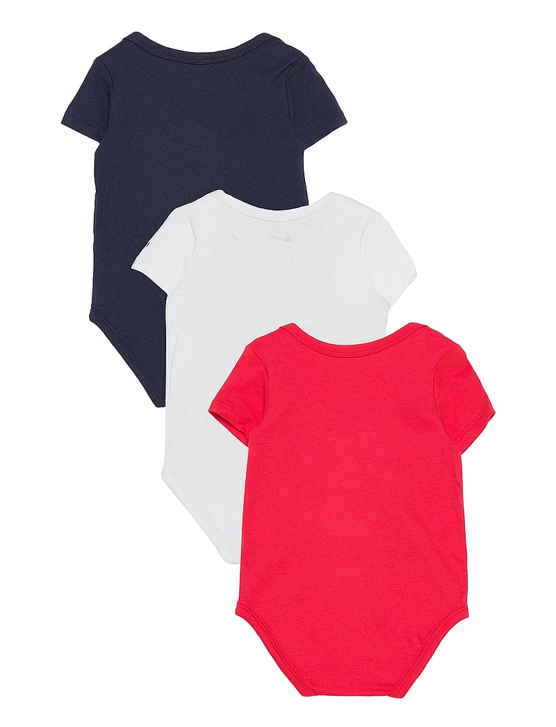 Nike - NKB 3PK SWOOSH BODYSUIT - Ühevärvilised lühikeste varrukatega bodid - obsidian - 1
