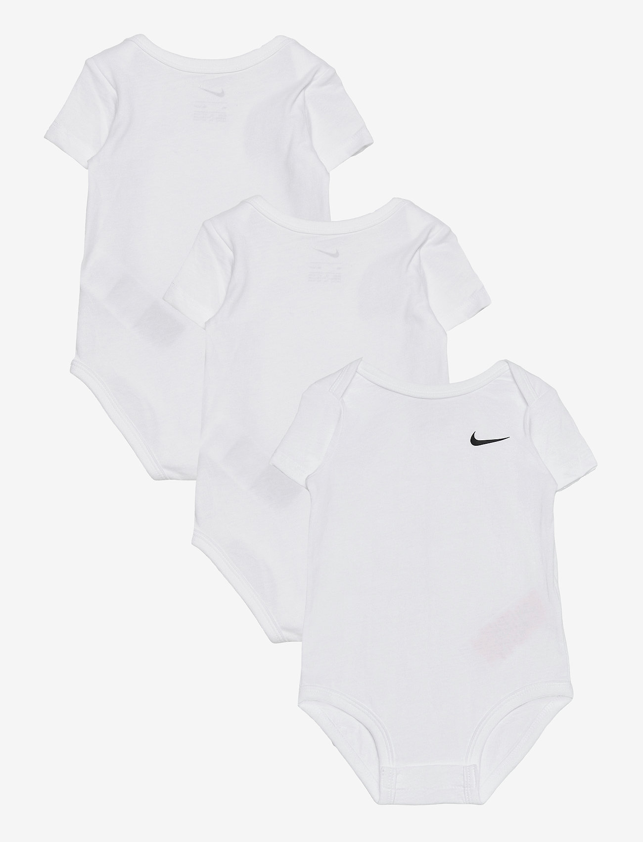 Nike - 3R-3PK BODYSUIT - enfärgade kortärmade bodies - white - 1