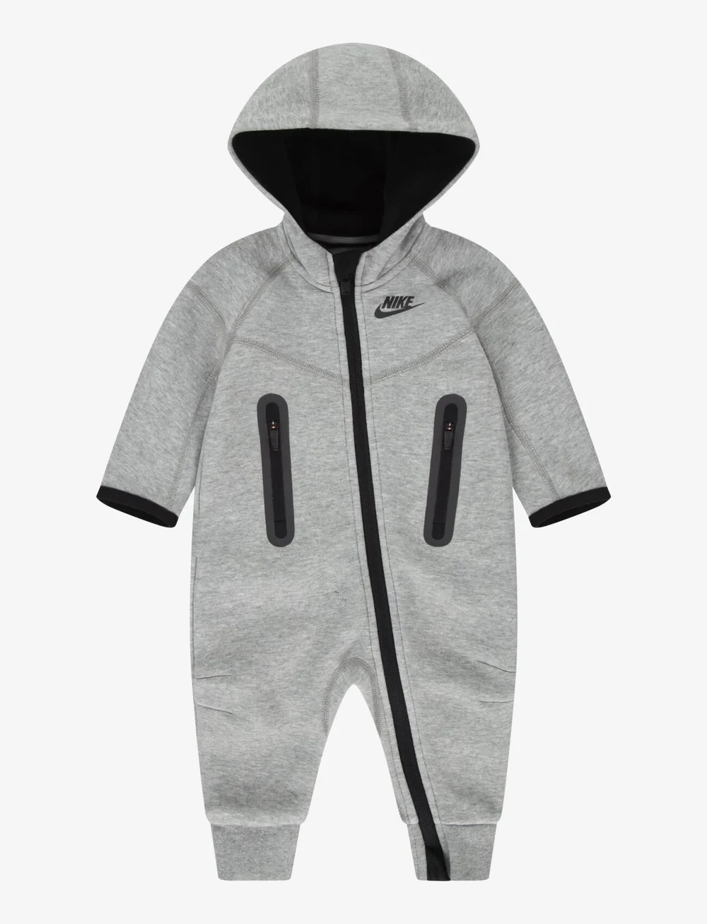 Nike - CO-COVERALL - långärmade bodysuits - dk grey heather - 0