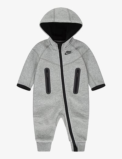 Nike NIKE TECH FLEECE HOODED COVERAL - Kleidung - DK GREY HEATHER / grey