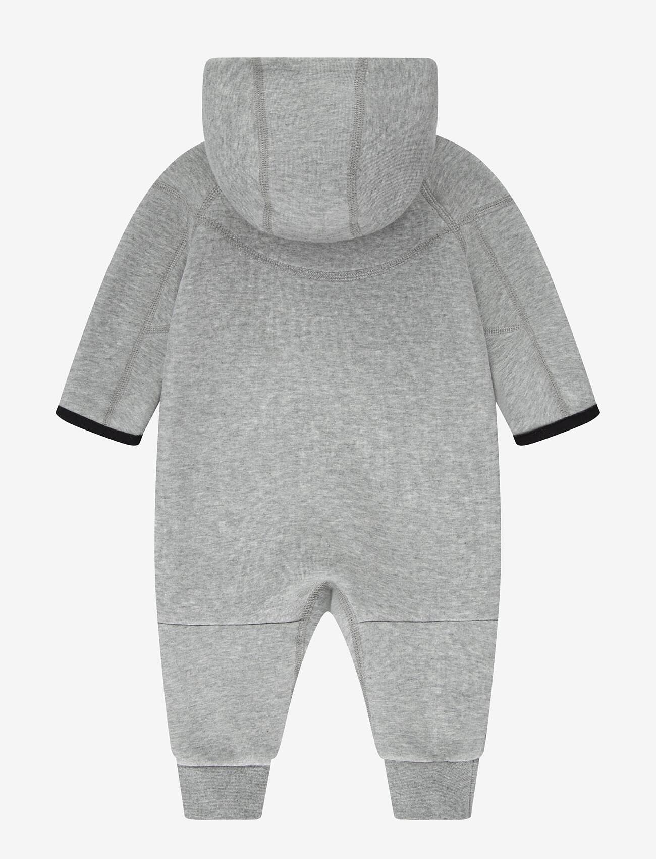 Nike - NKN TECH FLEECE HOODED COVERAL - long-sleeved - dk grey heather - 1