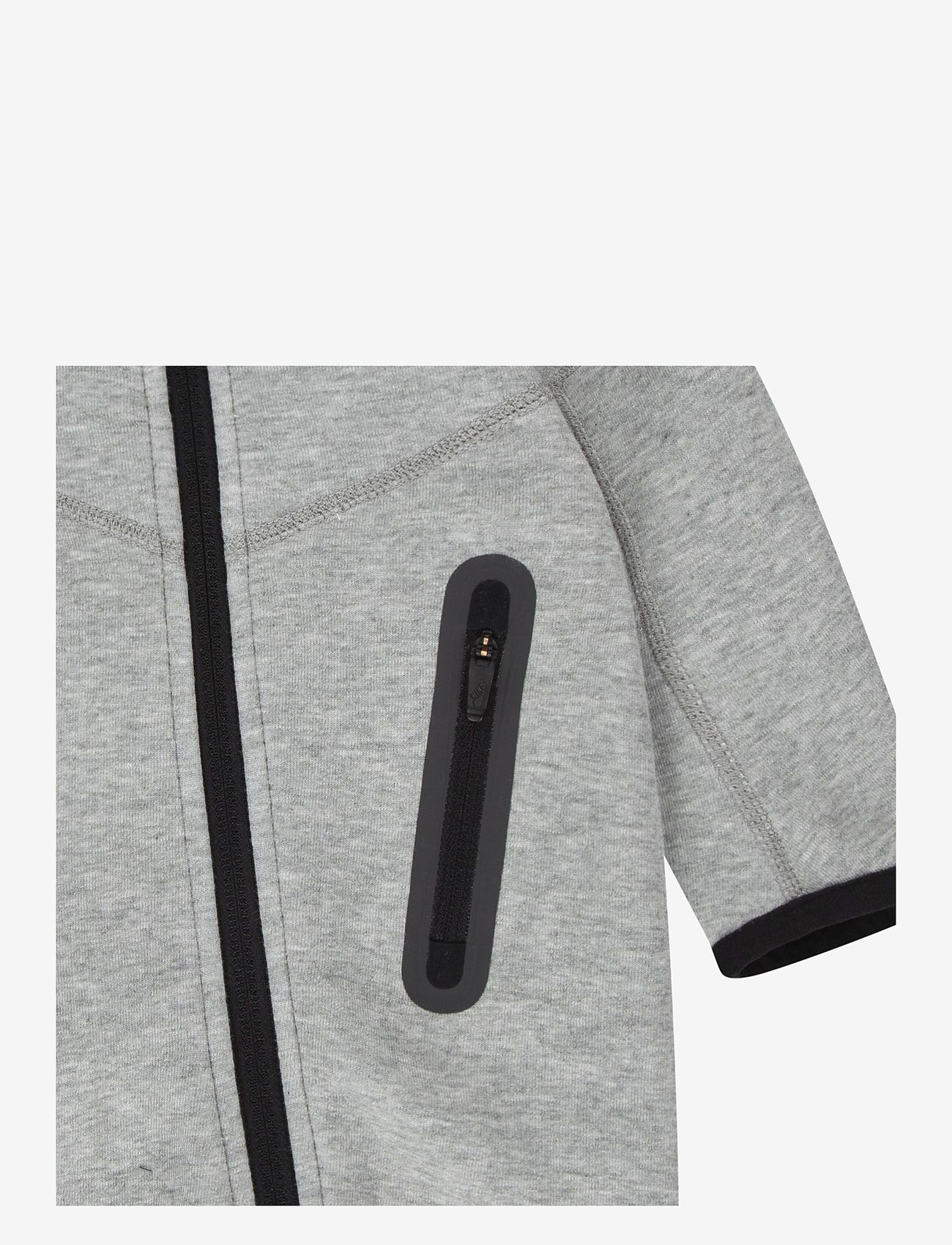 Nike - NKN TECH FLEECE HOODED COVERAL - long-sleeved - dk grey heather - 2