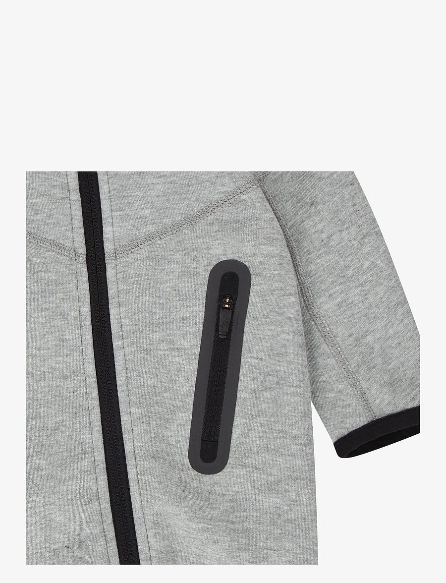 Nike - NIKE TECH FLEECE HOODED COVERAL - langärmelig - dk grey heather - 2