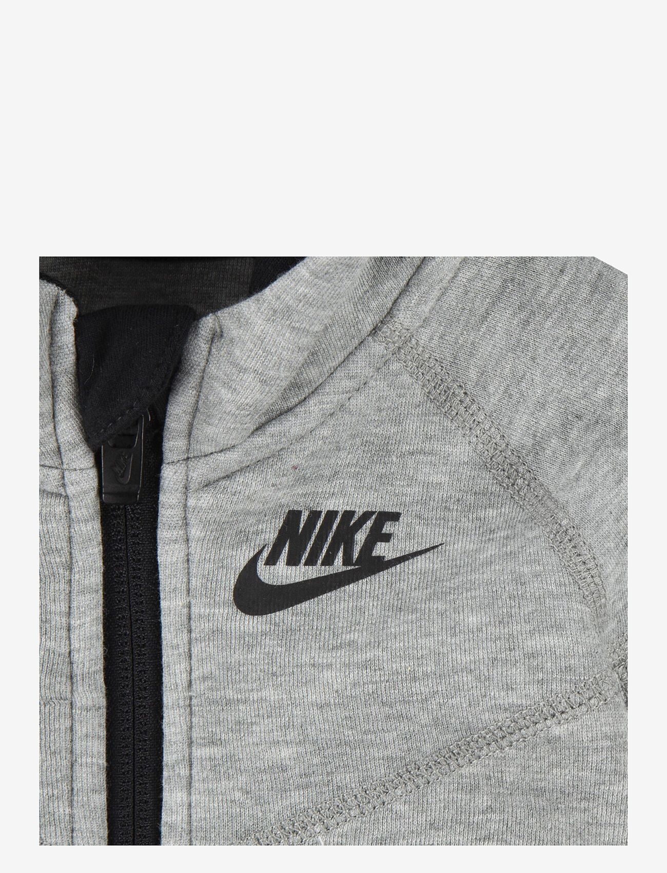 Nike - NKN TECH FLEECE HOODED COVERAL - long-sleeved - dk grey heather - 3