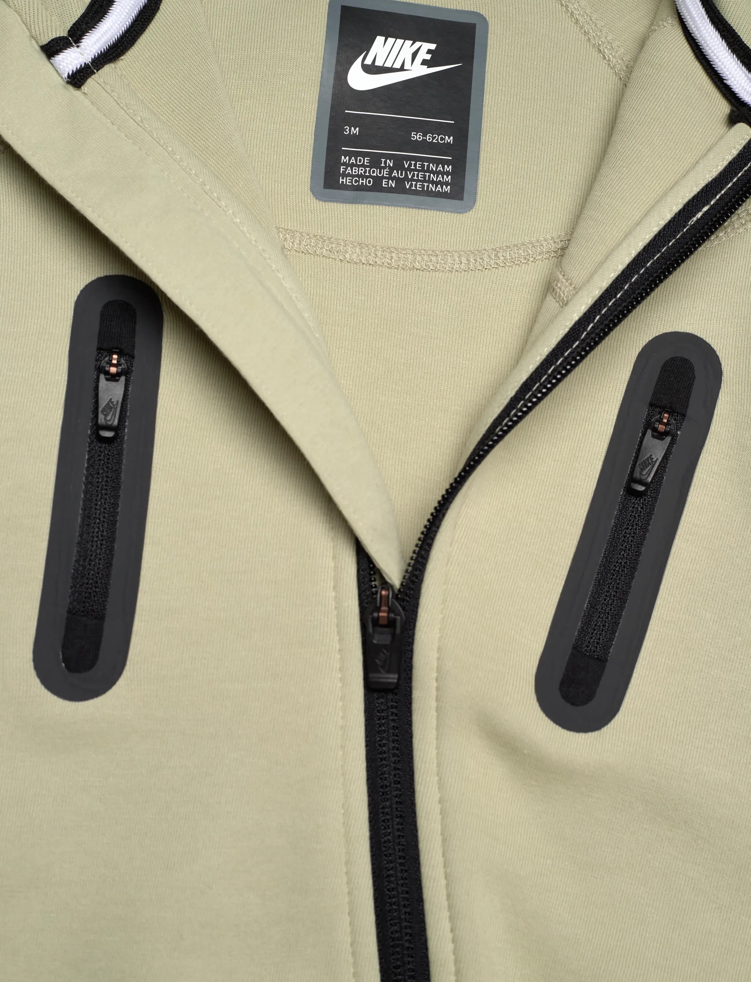 Nike - NIKE TECH FLEECE HOODED COVERAL - langärmelig - olive aura - 2