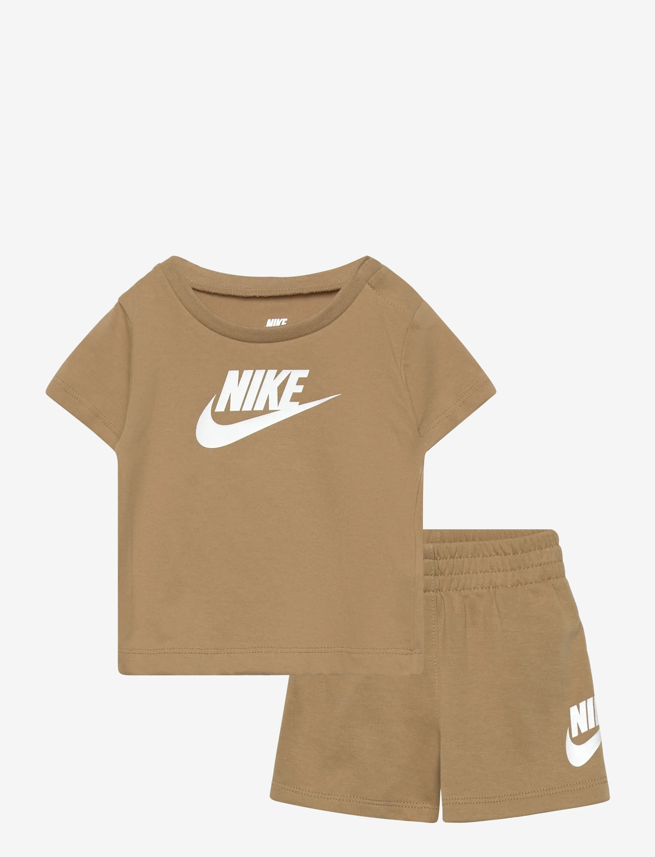 Nike - KS-KNIT SHORT SET - 2-piece sets - parachute beige - 0