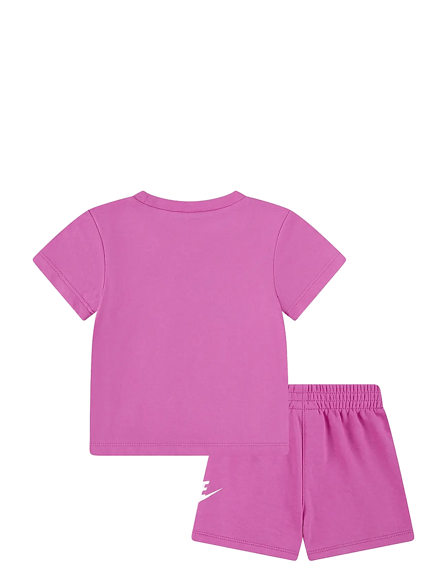 Nike - NIKE KNIT SHORT SET - 2-osalised komplektid - playful pink - 1