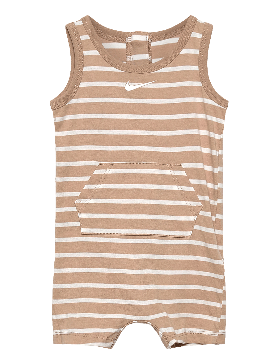Nike - R2-2PK ROMPER - kortärmade bodysuits - hemp - 2