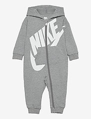 Nike - BABY FRENCH TERRY ALL DAY PLAY COVERALL / NKN ALL DAY PLAY C - die niedrigsten preise - dk grey heather - 0
