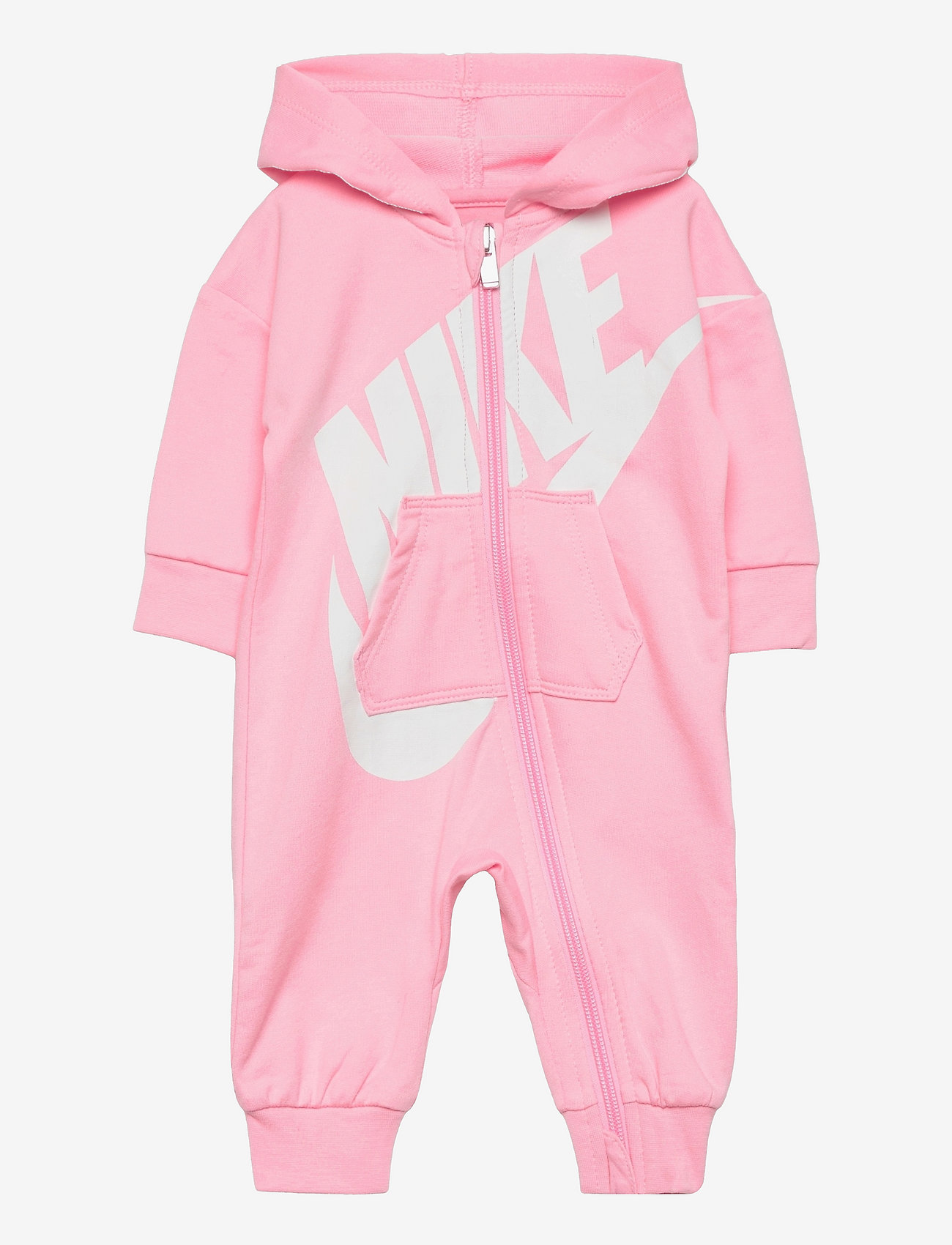 Nike - BABY FRENCH TERRY ALL DAY PLAY COVERALL / NKN ALL DAY PLAY C - long-sleeved - pink - 0