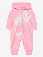 Nike - BABY FRENCH TERRY ALL DAY PLAY COVERALL / NKN ALL DAY PLAY C - laagste prijzen - pink - 0